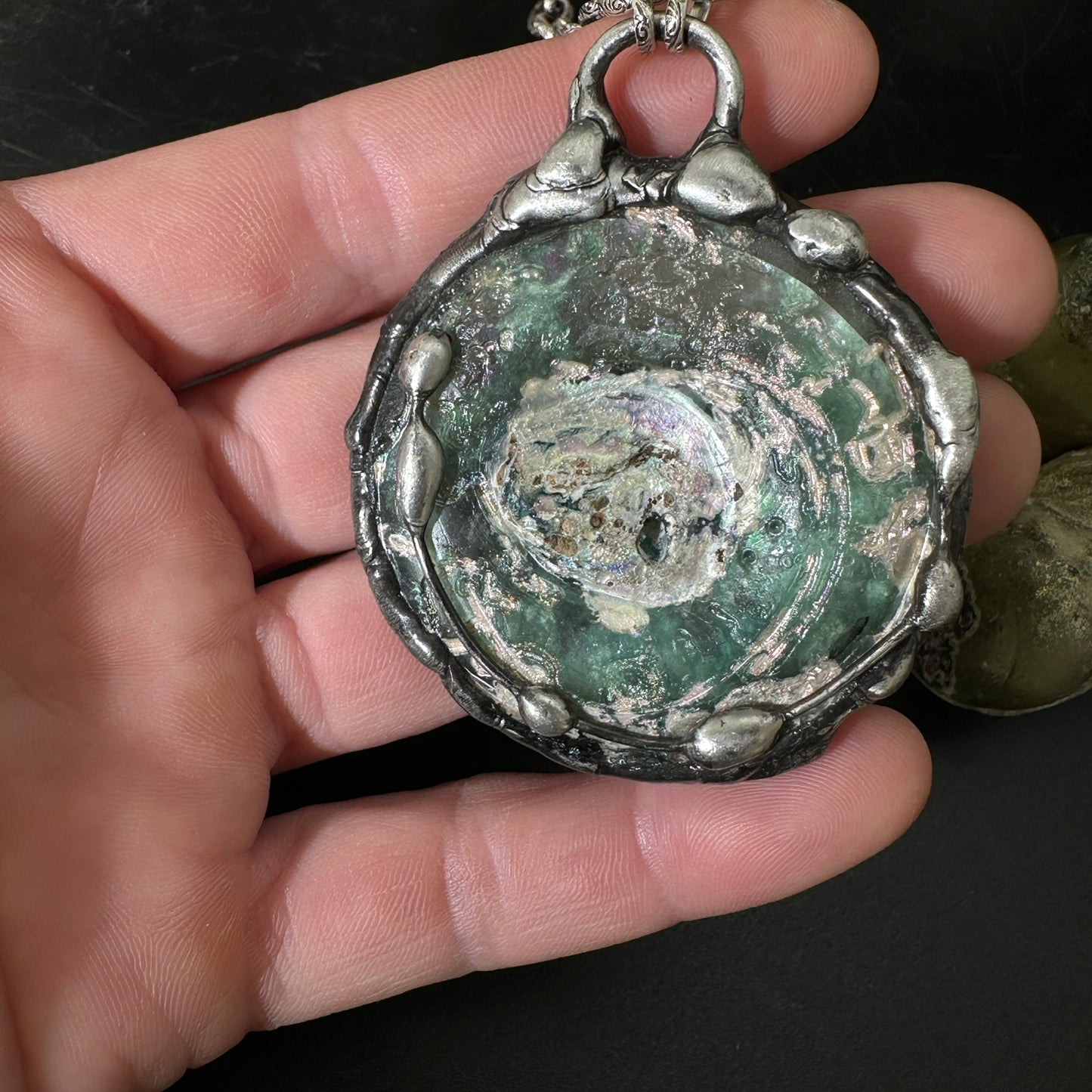 Relic ~ 2000 Year Old Roman Glass Necklace