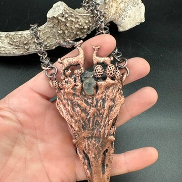 Spring Fauna ~ Raven's Legacy ~ Large Necklace