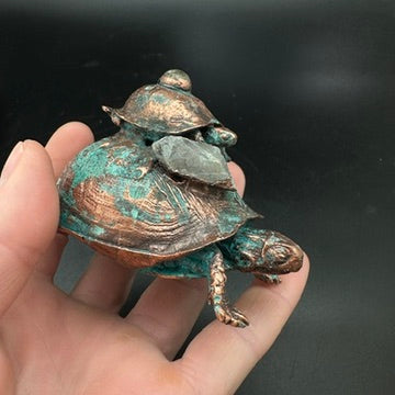 BeBe ~ Copper Electroformed Box Turtle