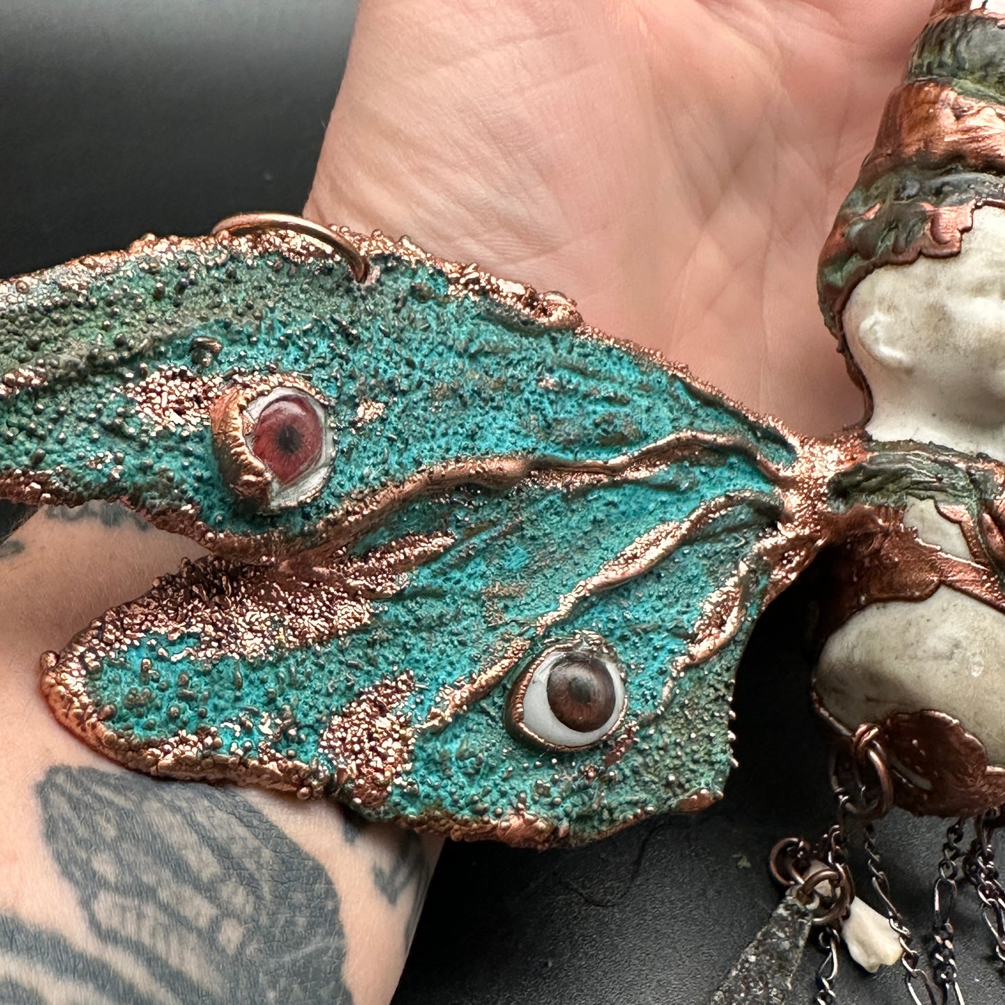 Oracle of The Verge ~ Fantastical Copper Wall Hanging/Necklace