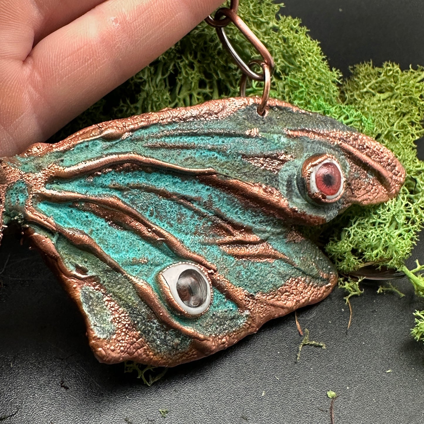 Oracle of The Verge ~ Fantastical Copper Wall Hanging/Necklace
