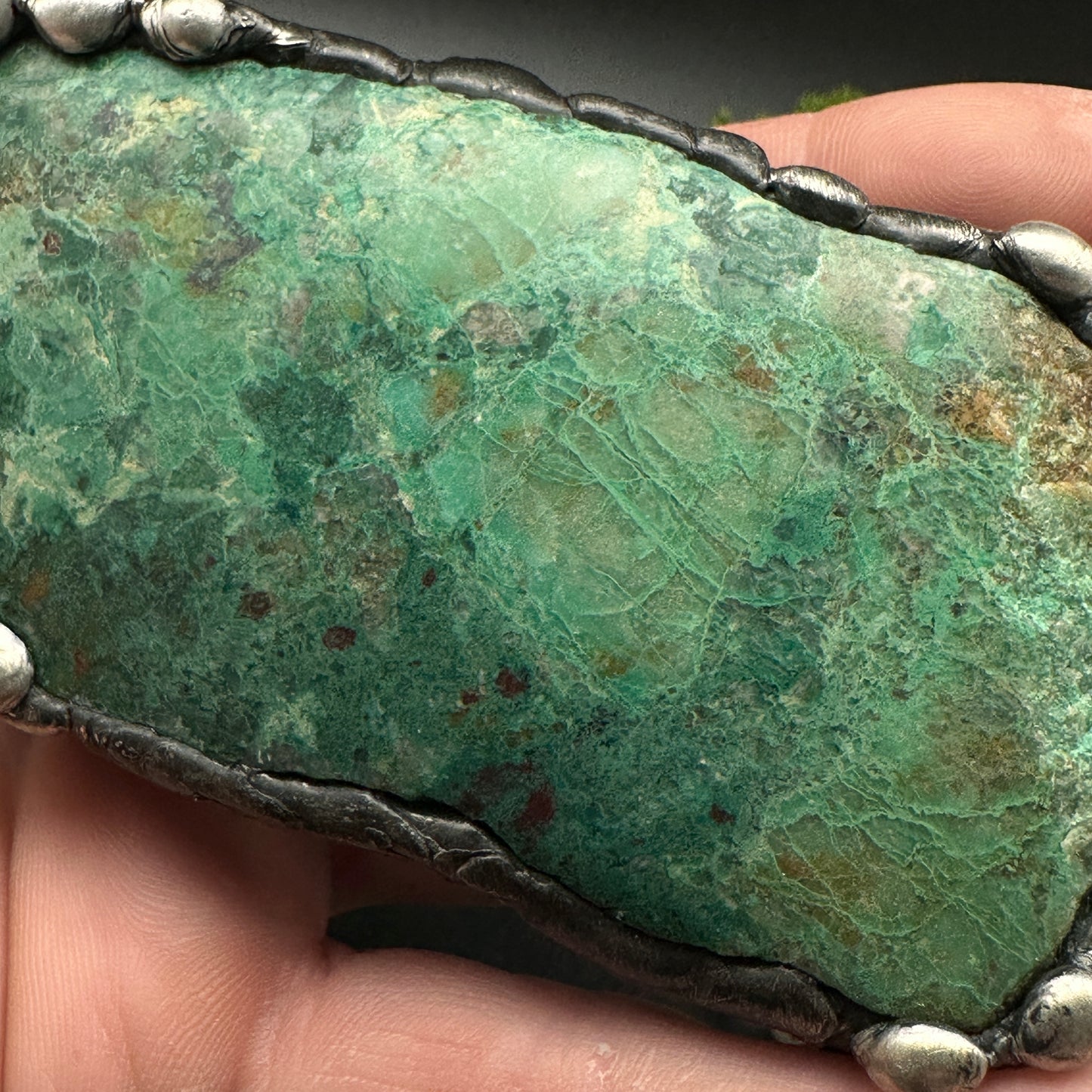 Terra ~ Large Chrysocolla Necklace