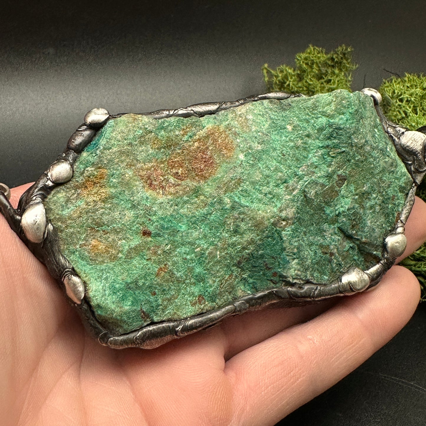 Terra ~ Large Chrysocolla Necklace