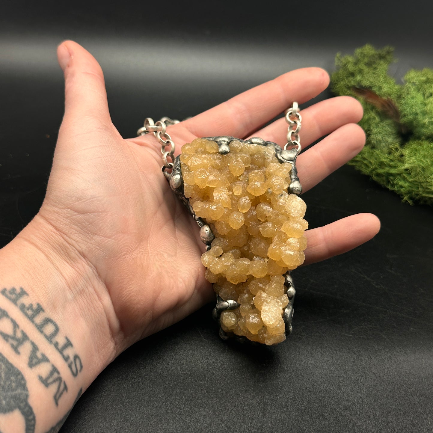 *RESERVED* Dimensions ~ Golden Botryoidal Calcite