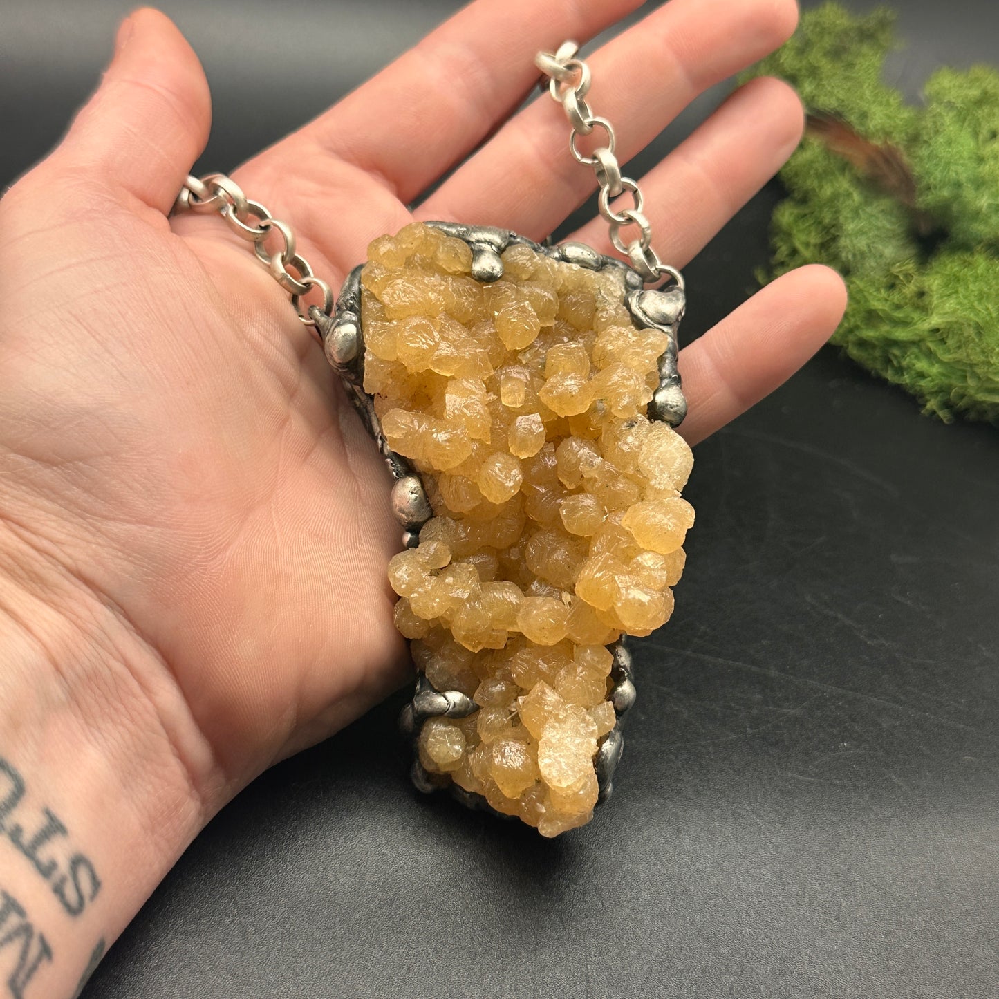 *RESERVED* Dimensions ~ Golden Botryoidal Calcite