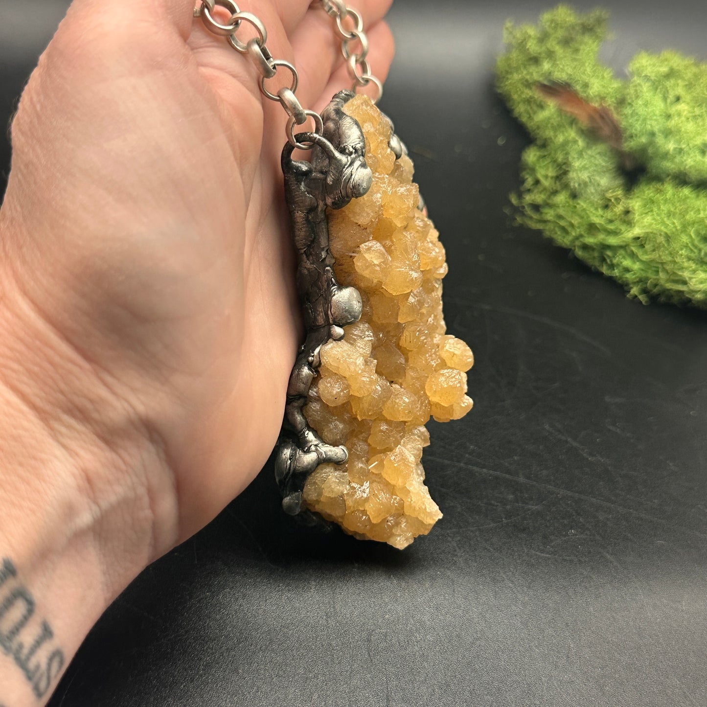 *RESERVED* Dimensions ~ Golden Botryoidal Calcite