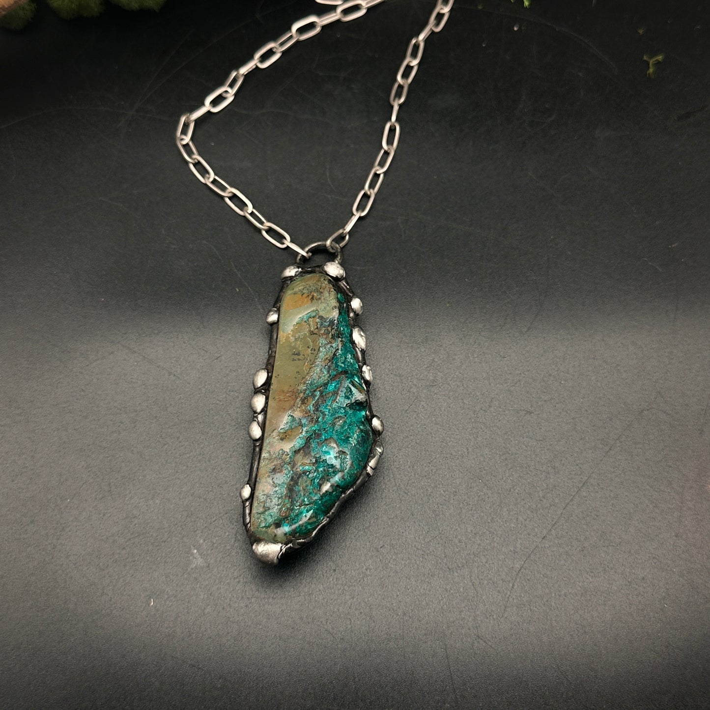 Rift ~ Heterogenite Chrysocolla (Congo) Necklace