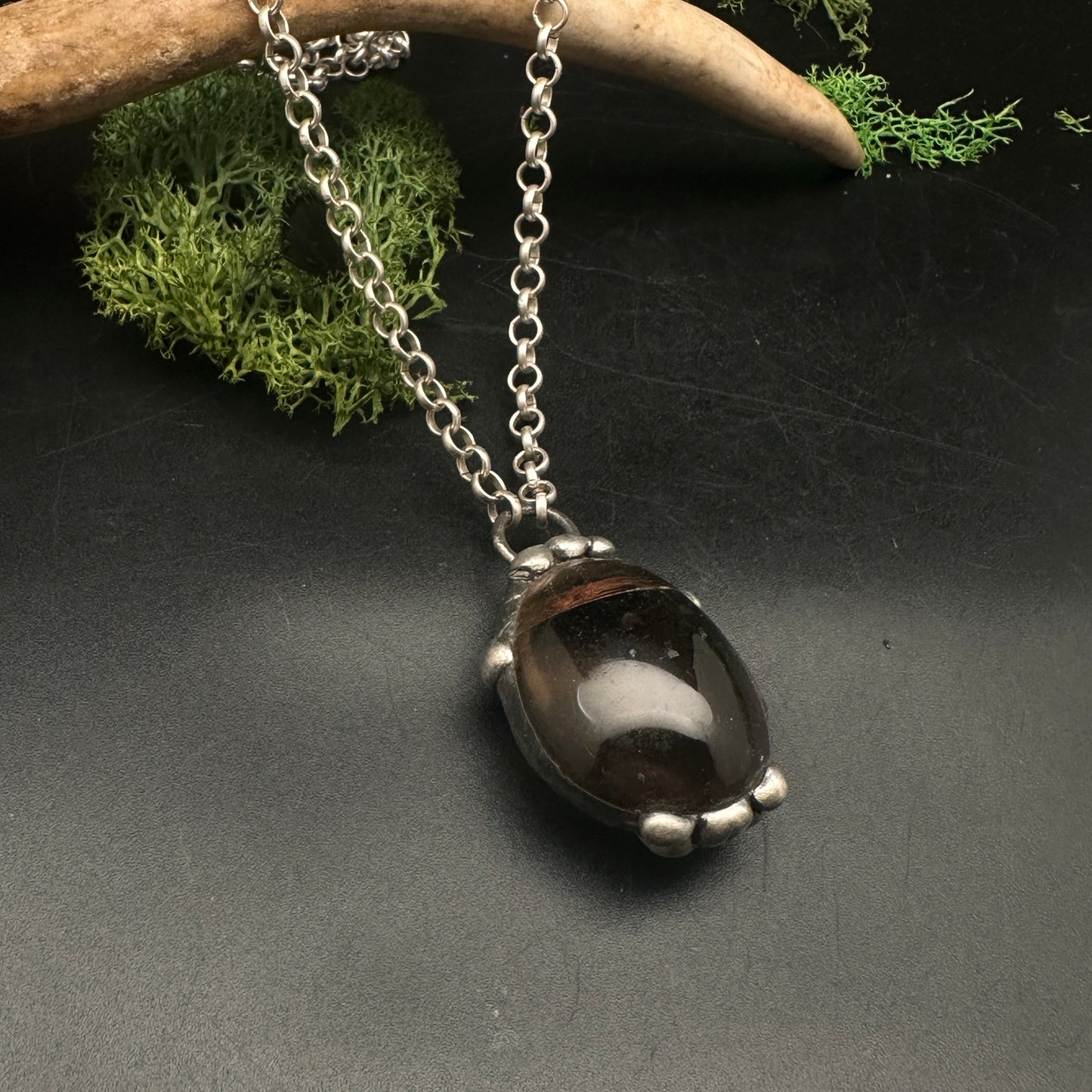Transmission ~ Smoky Quartz Necklace *reduced price