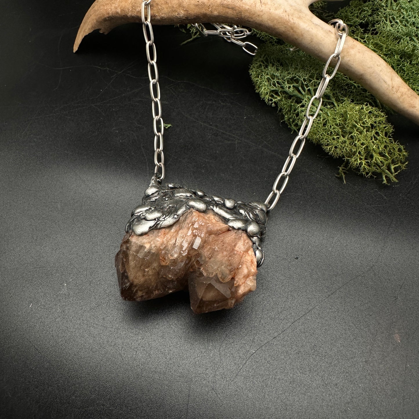 Shards ~ Kundalini Smoky Citrine Necklace