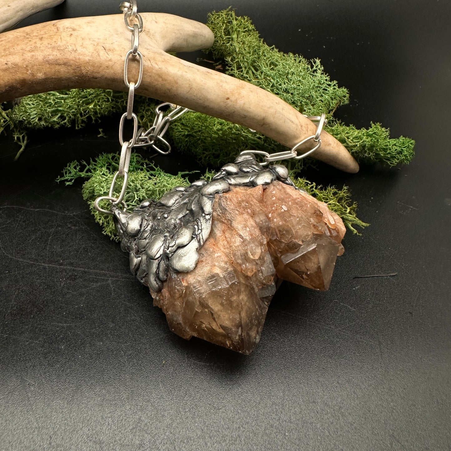 Shards ~ Kundalini Smoky Citrine Necklace