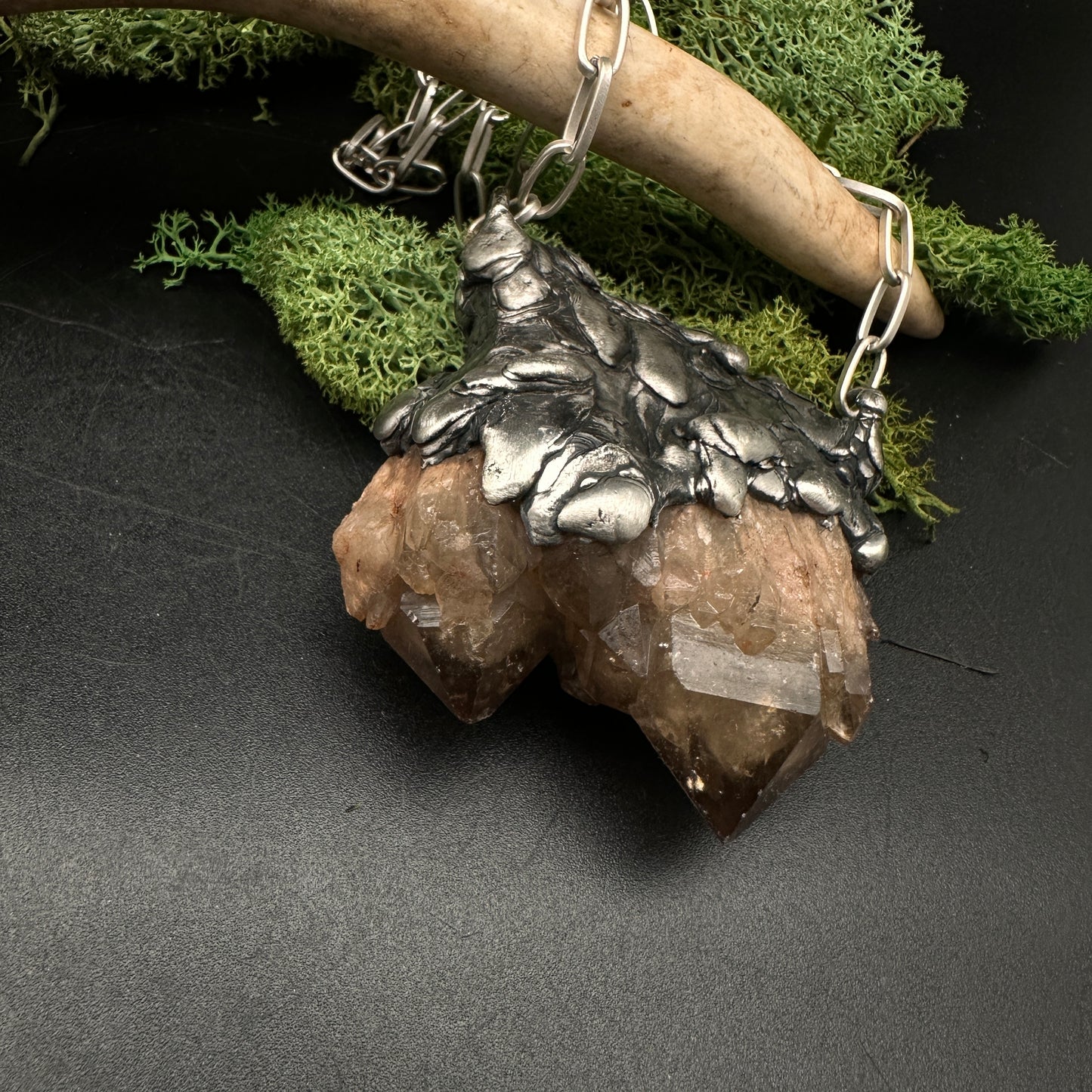 Shards ~ Kundalini Smoky Citrine Necklace