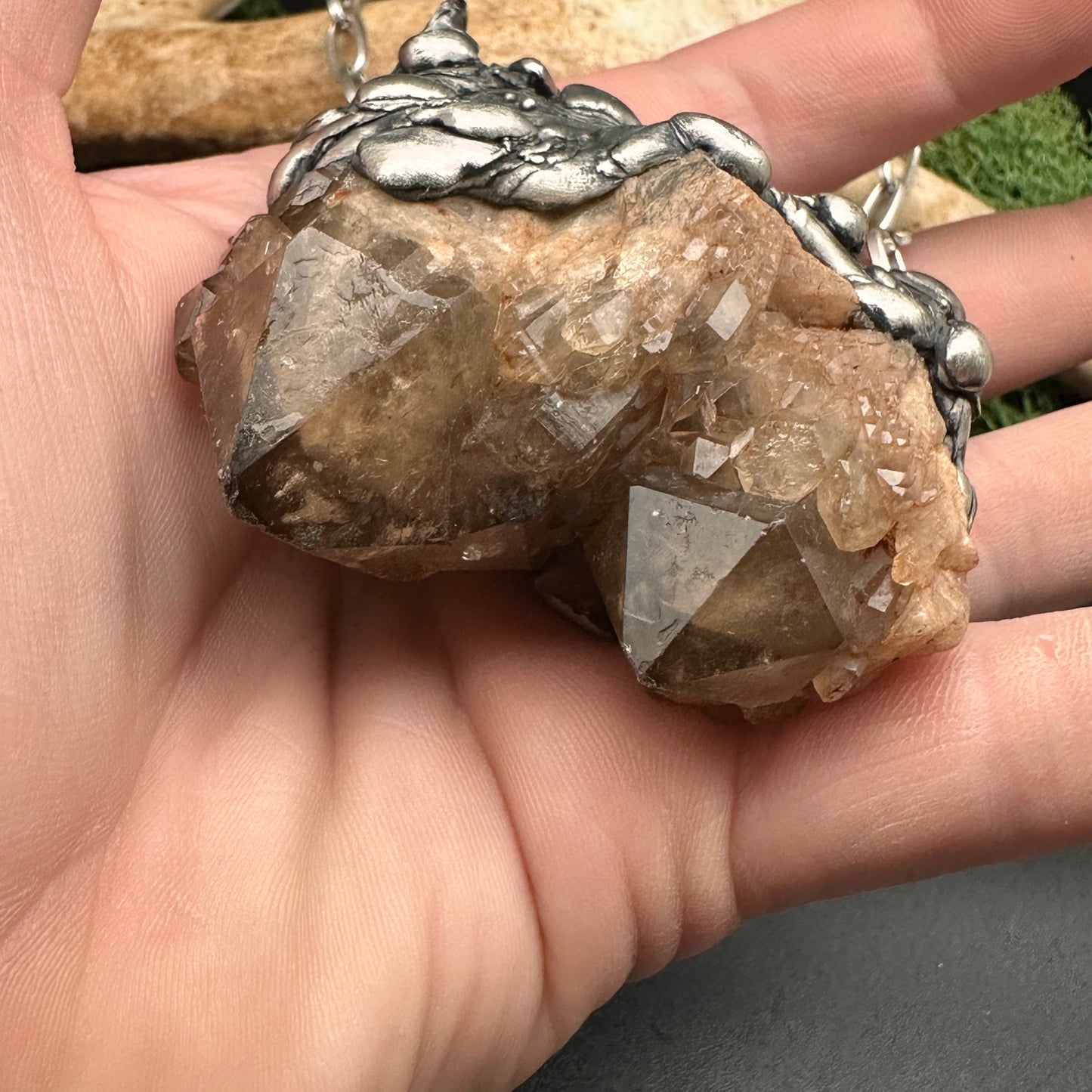 Shards ~ Kundalini Smoky Citrine Necklace