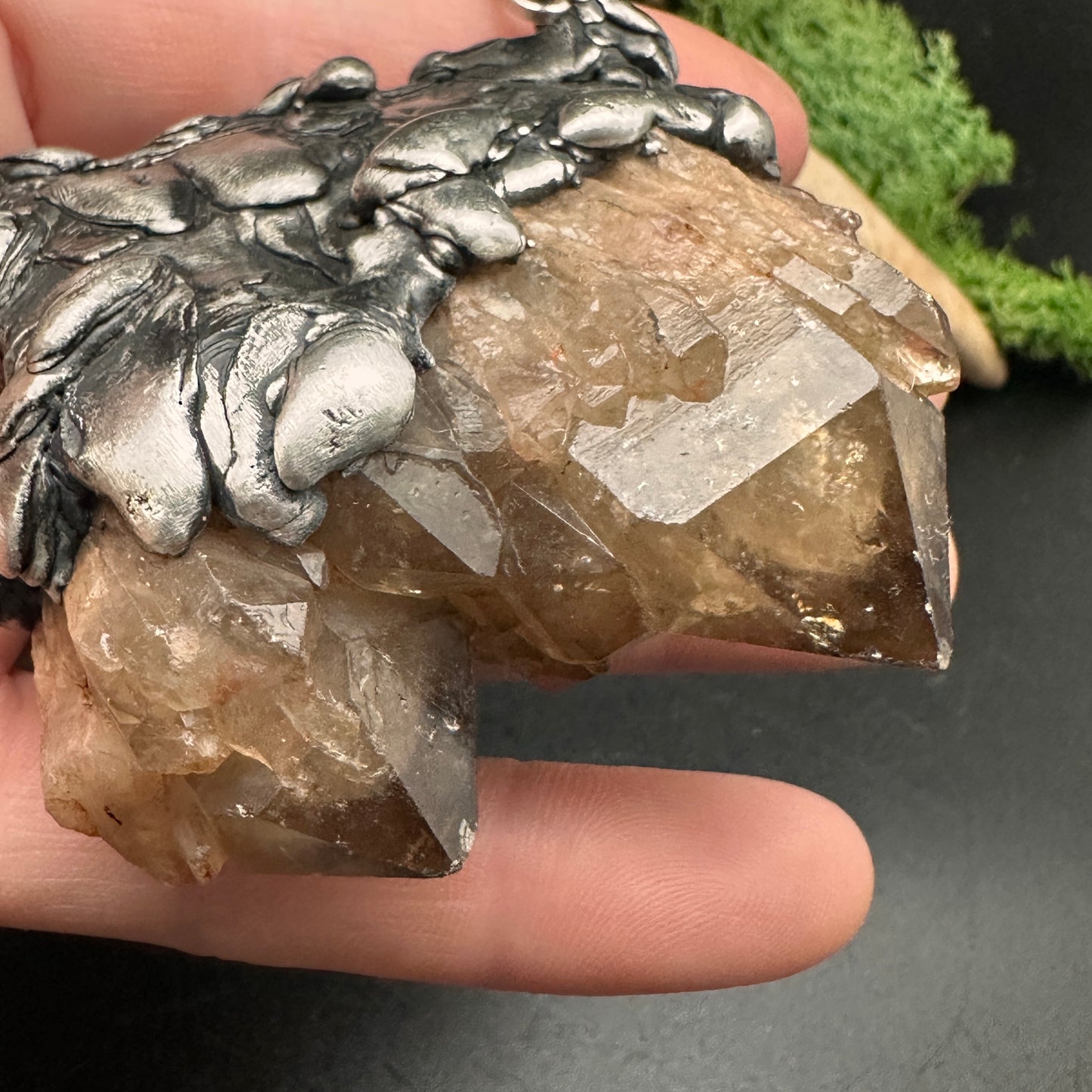 Shards ~ Kundalini Smoky Citrine Necklace