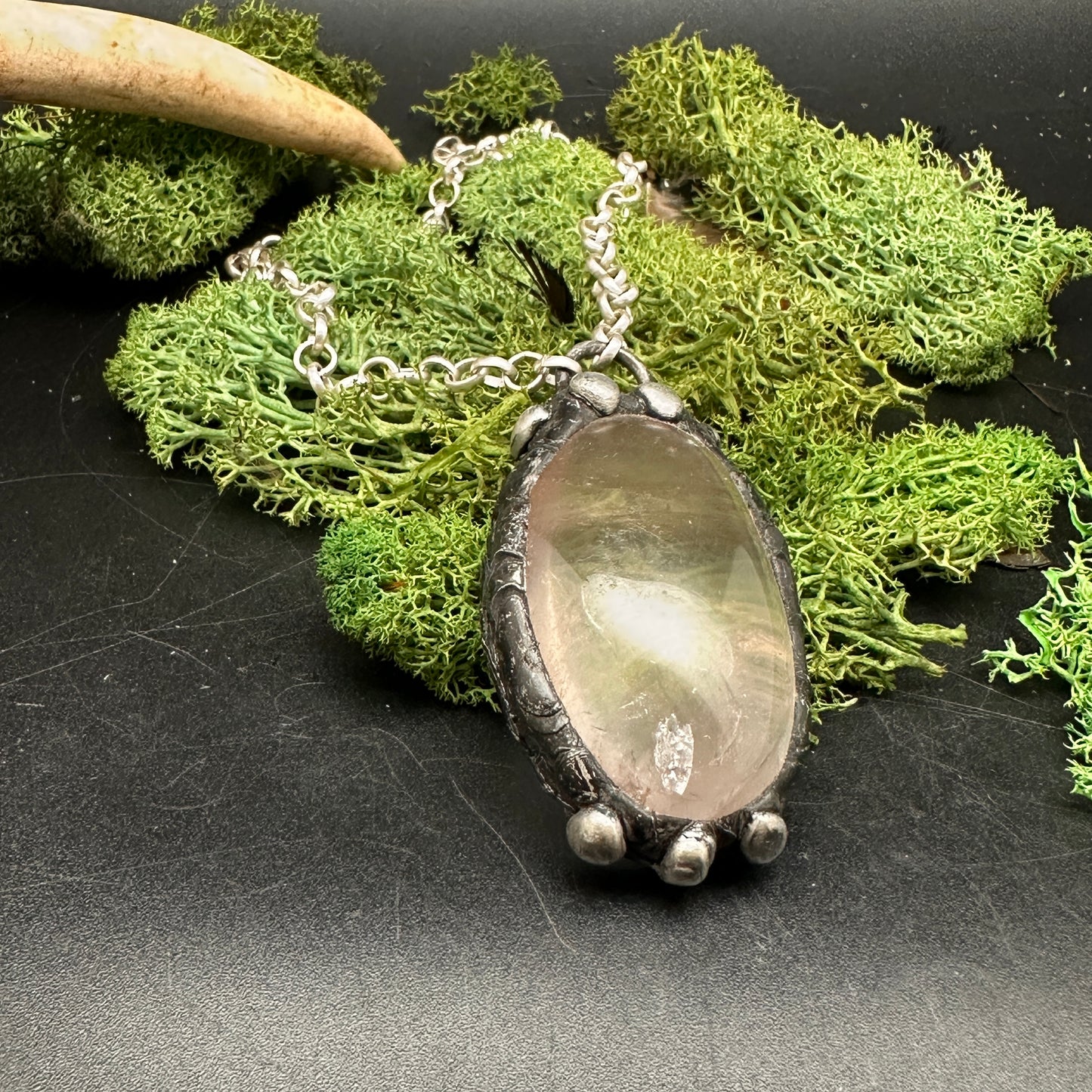 Transmission ~ Quartz Necklace *reduced price