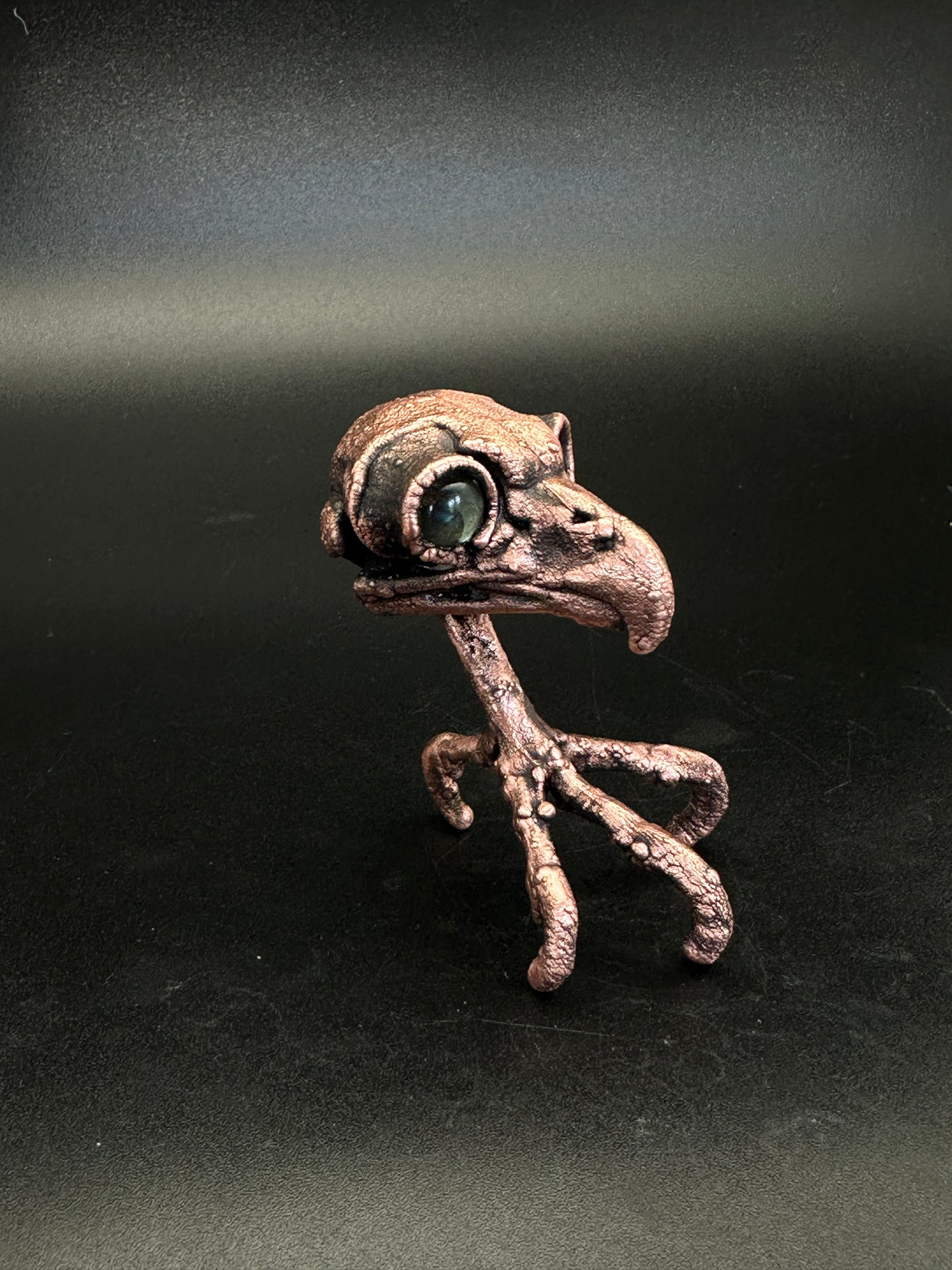 Horus ~ Assemblage Creature ~ Copper Electroformed