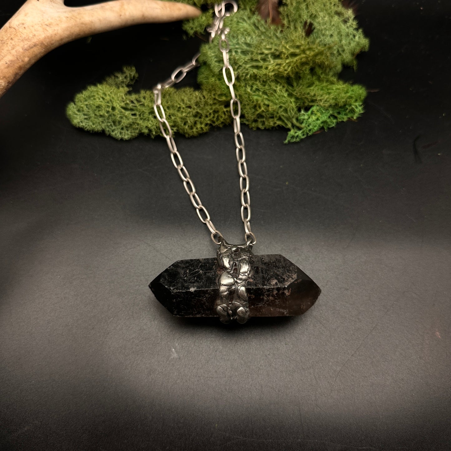 Weight of the World ~ XL Smoky Quartz Pendant
