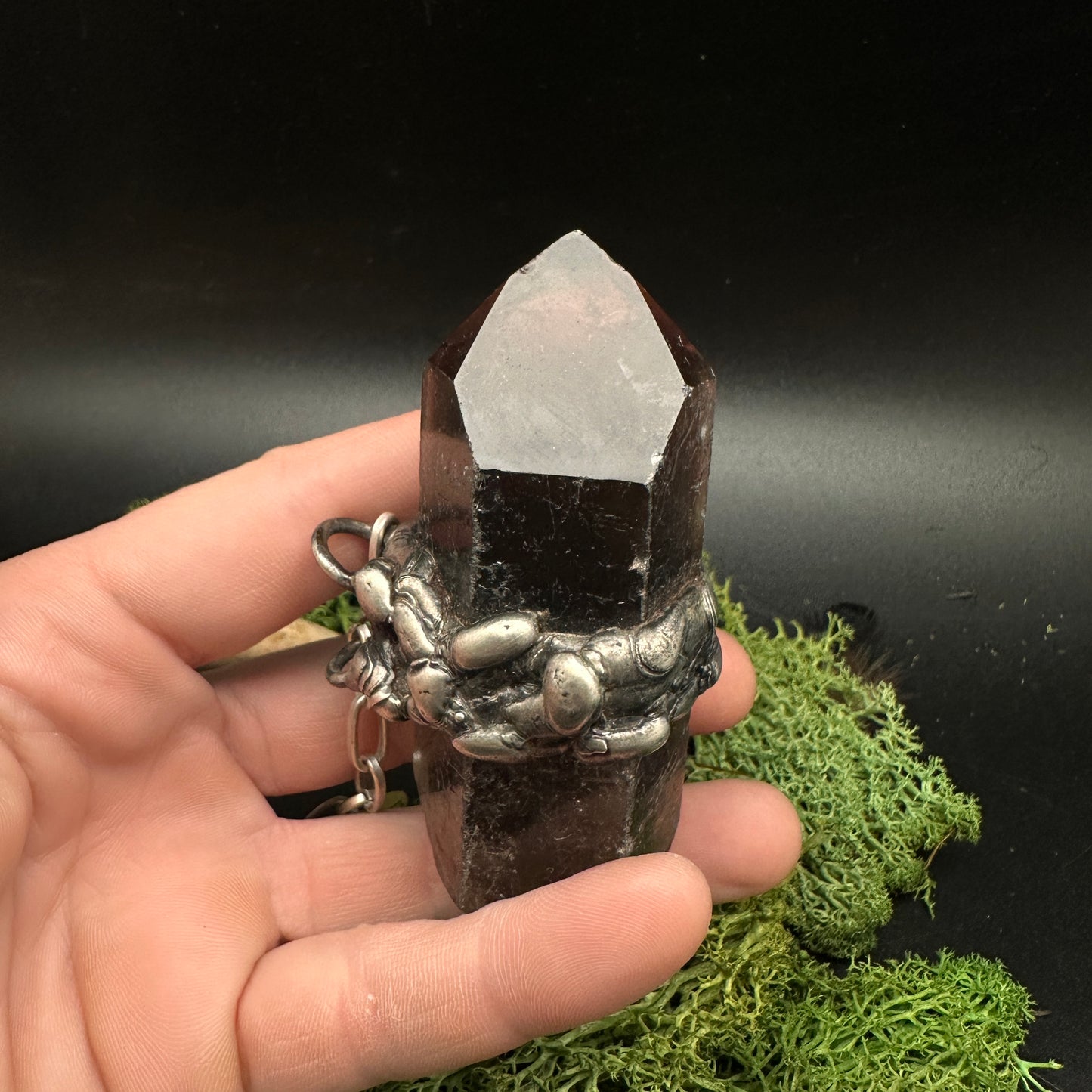 Weight of the World ~ XL Smoky Quartz Pendant