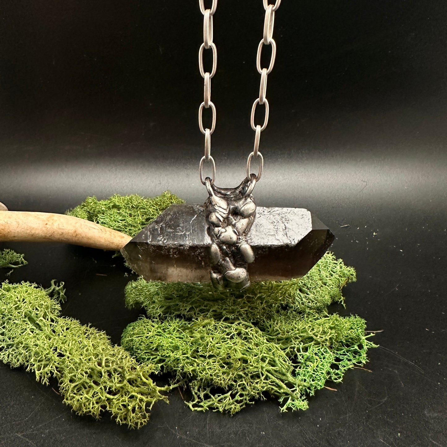 Weight of the World ~ XL Smoky Quartz Pendant