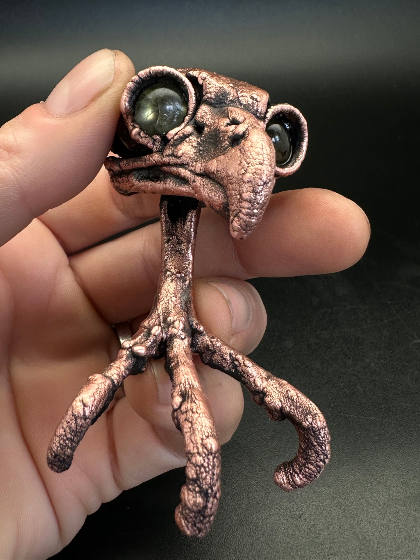 Horus ~ Assemblage Creature ~ Copper Electroformed