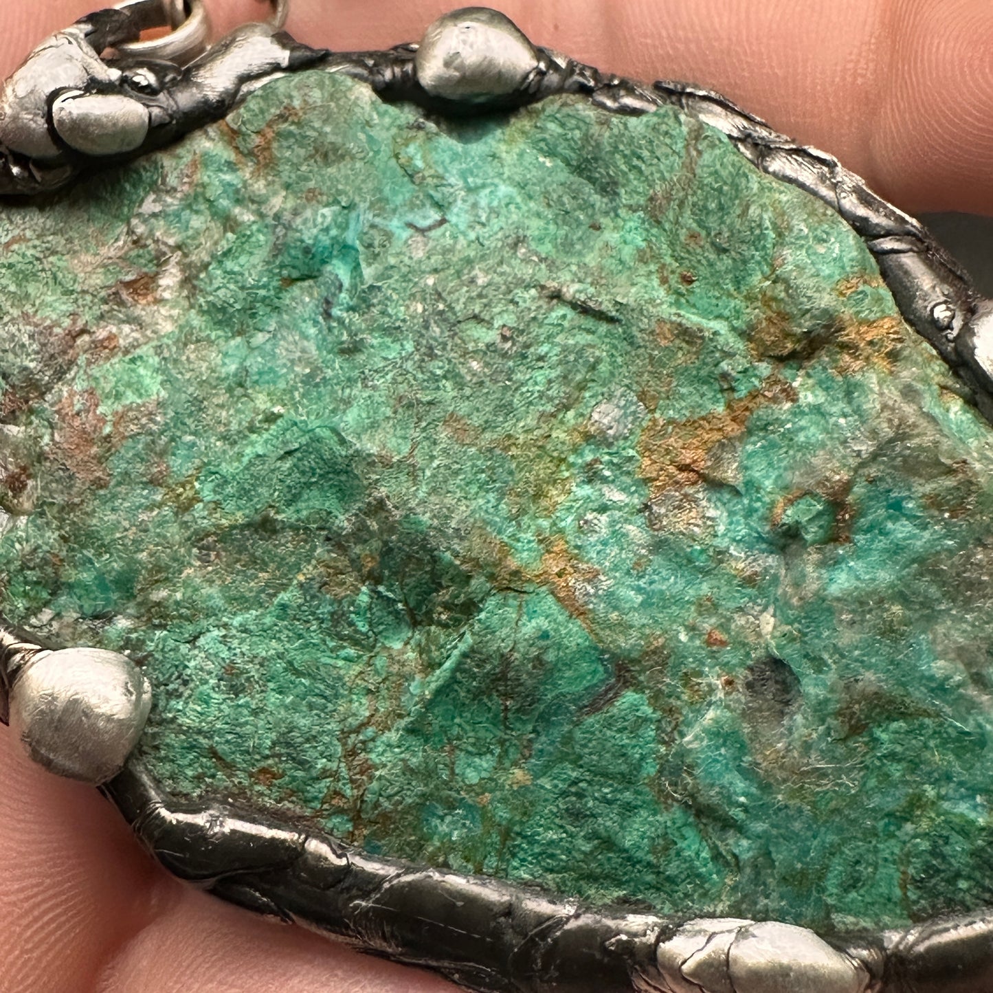 Gaia ~ Large Chrysocolla Necklace