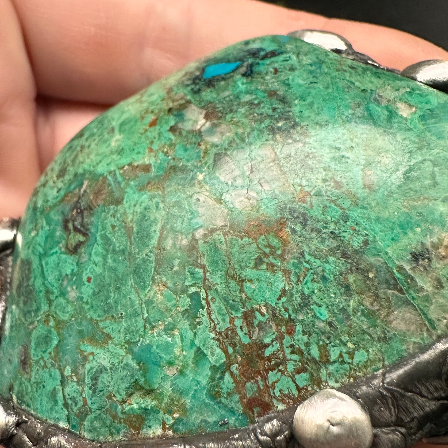 Gaia ~ Large Chrysocolla Necklace