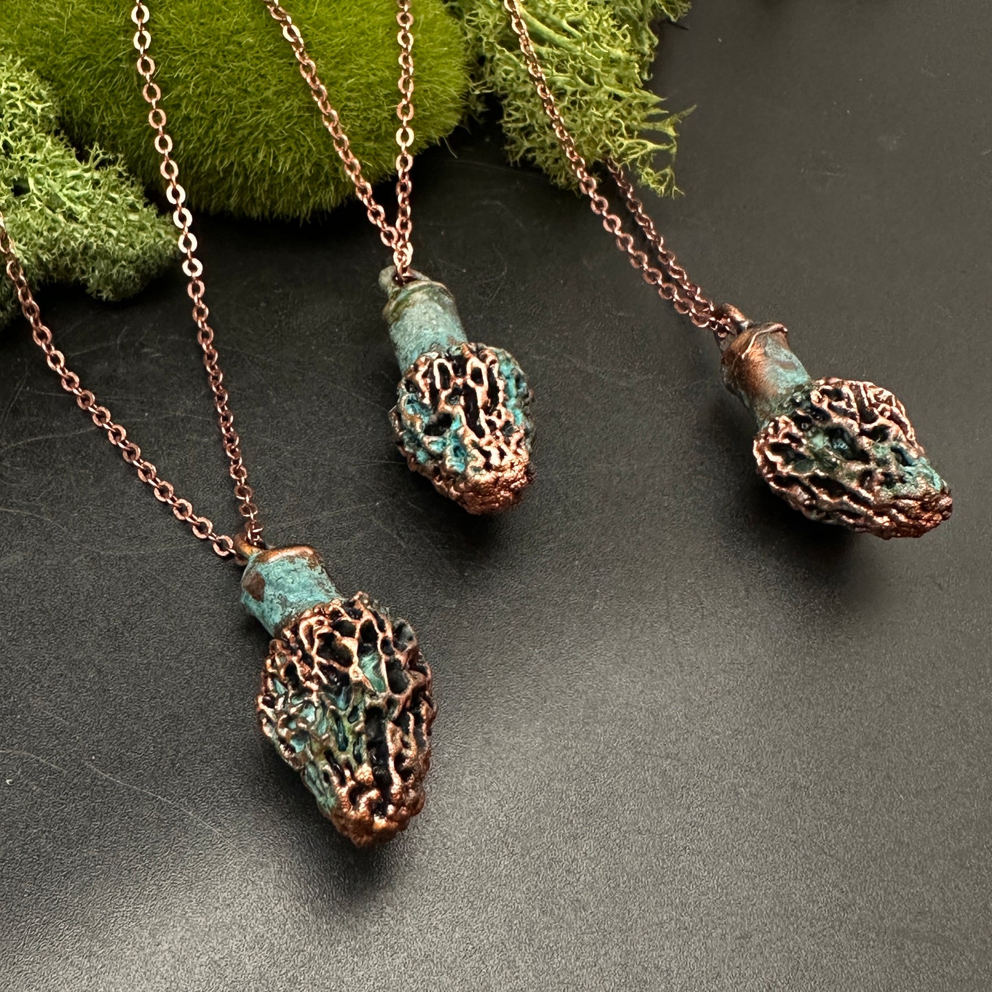 Shruum ~ Morel Pendant