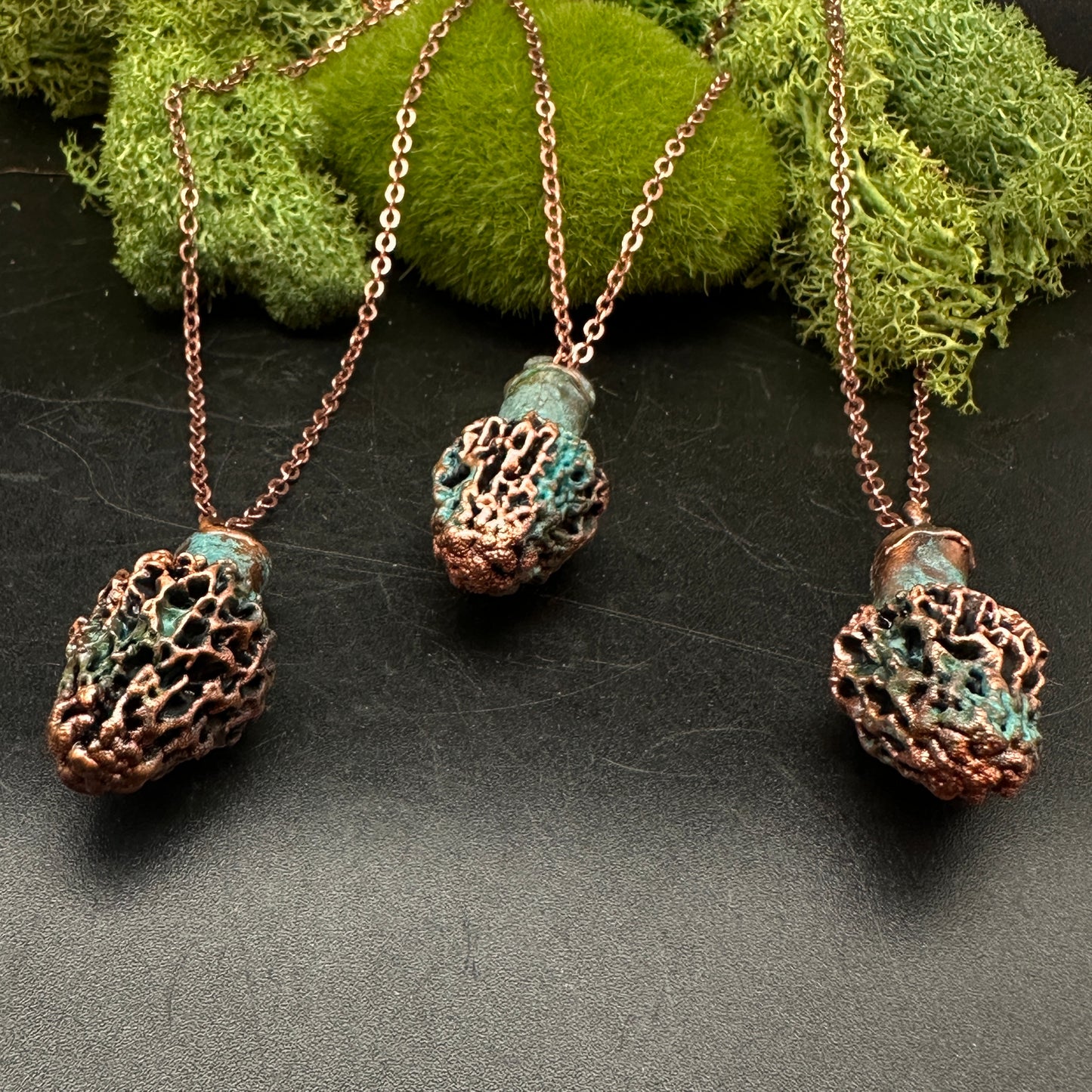 Shruum ~ Morel Pendant