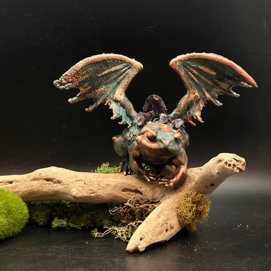 Senorax ~ Amethyst Winged Frog