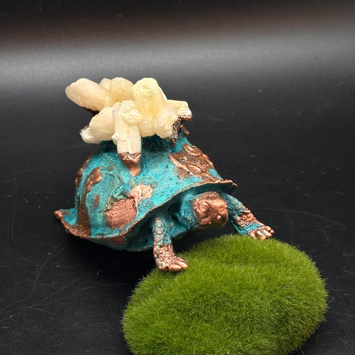 Ardun of the Aegis Basin ~ Copper Turtle Sculpture