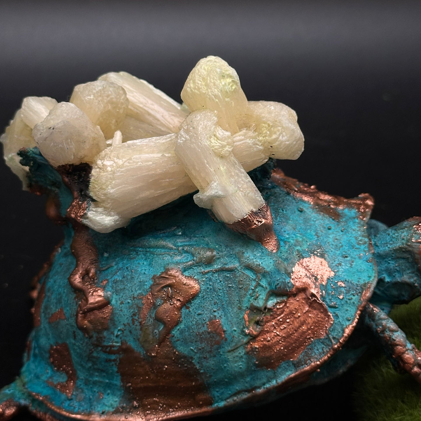 Ardun of the Aegis Basin ~ Copper Turtle Sculpture