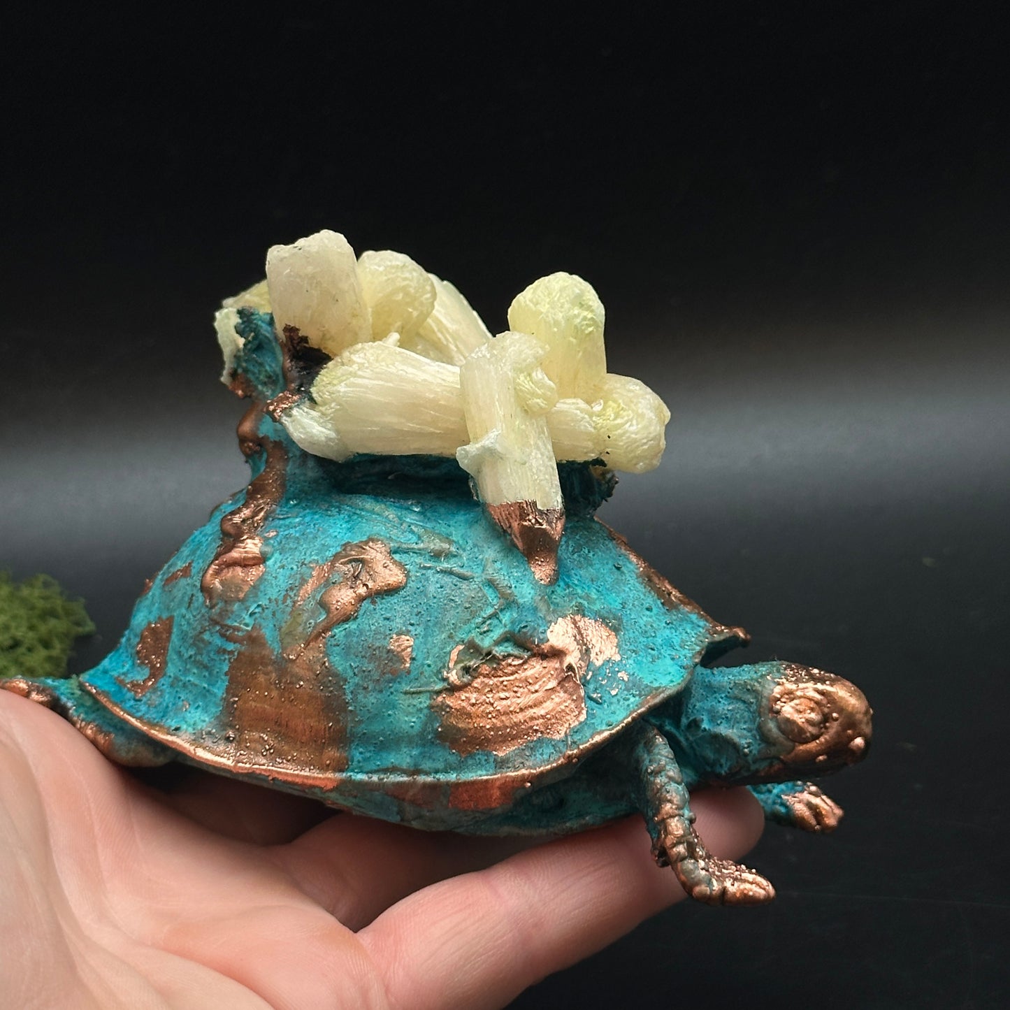 Ardun of the Aegis Basin ~ Copper Turtle Sculpture