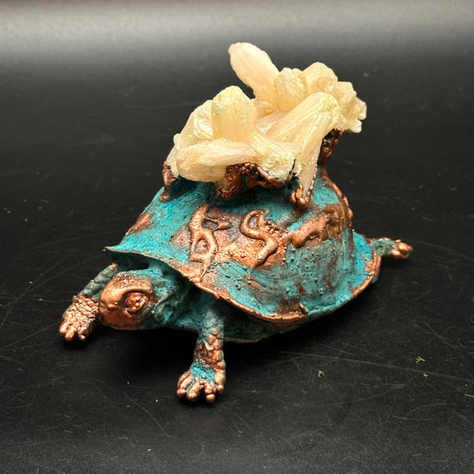 Ardun of the Aegis Basin ~ Copper Turtle Sculpture