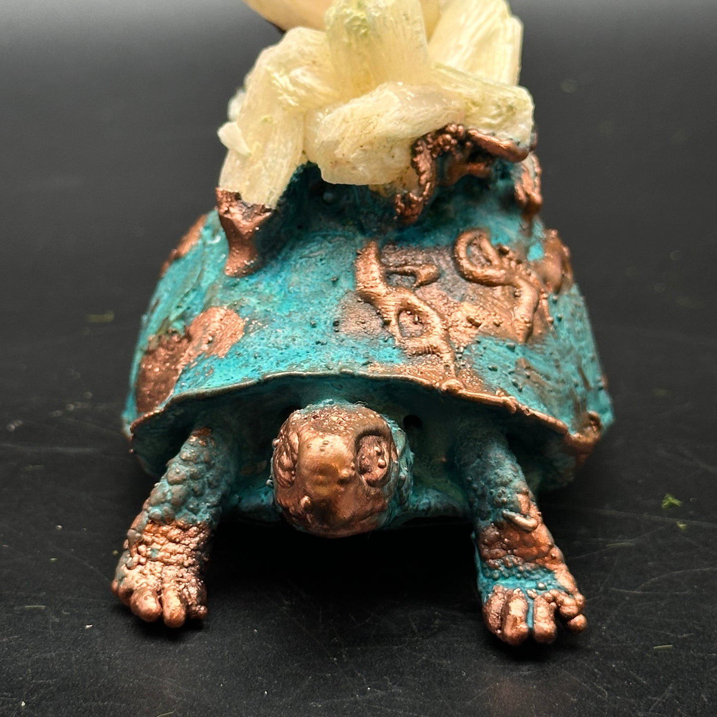 Ardun of the Aegis Basin ~ Copper Turtle Sculpture