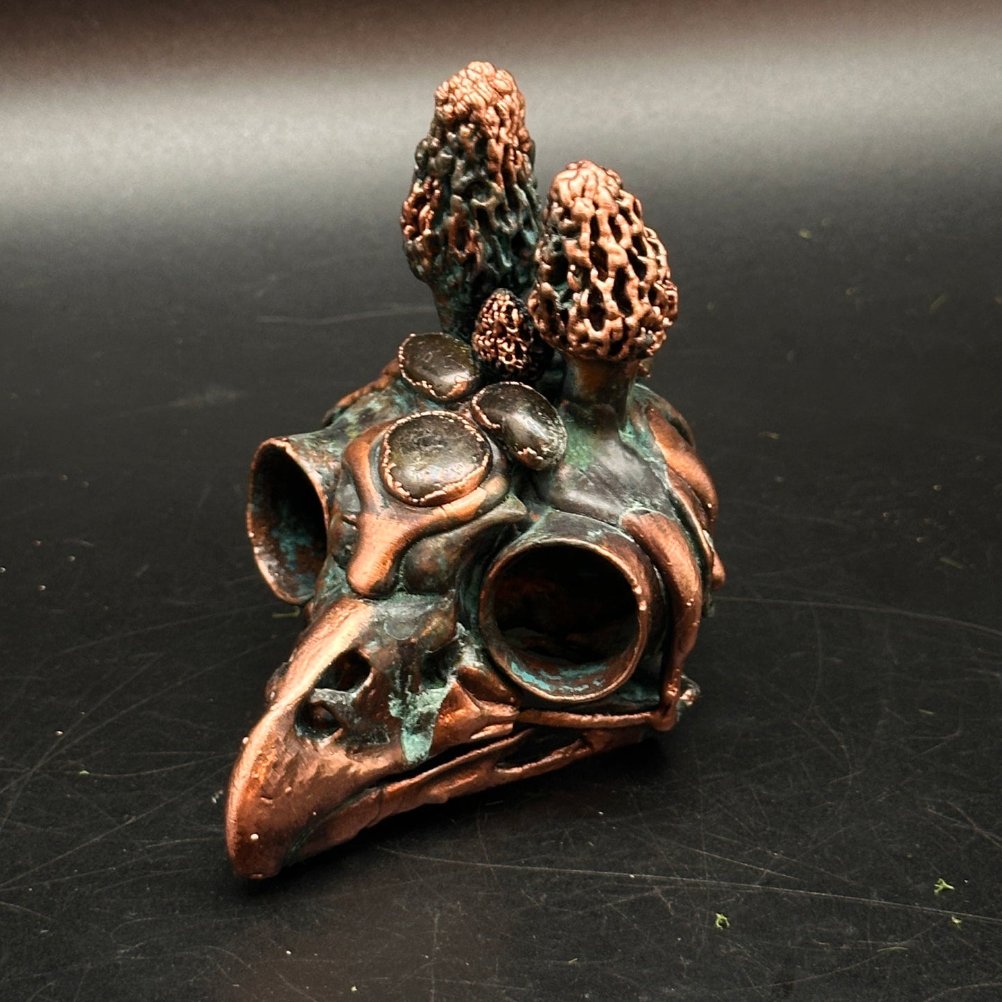 Mirelore Skull ~ Copper Sculpture
