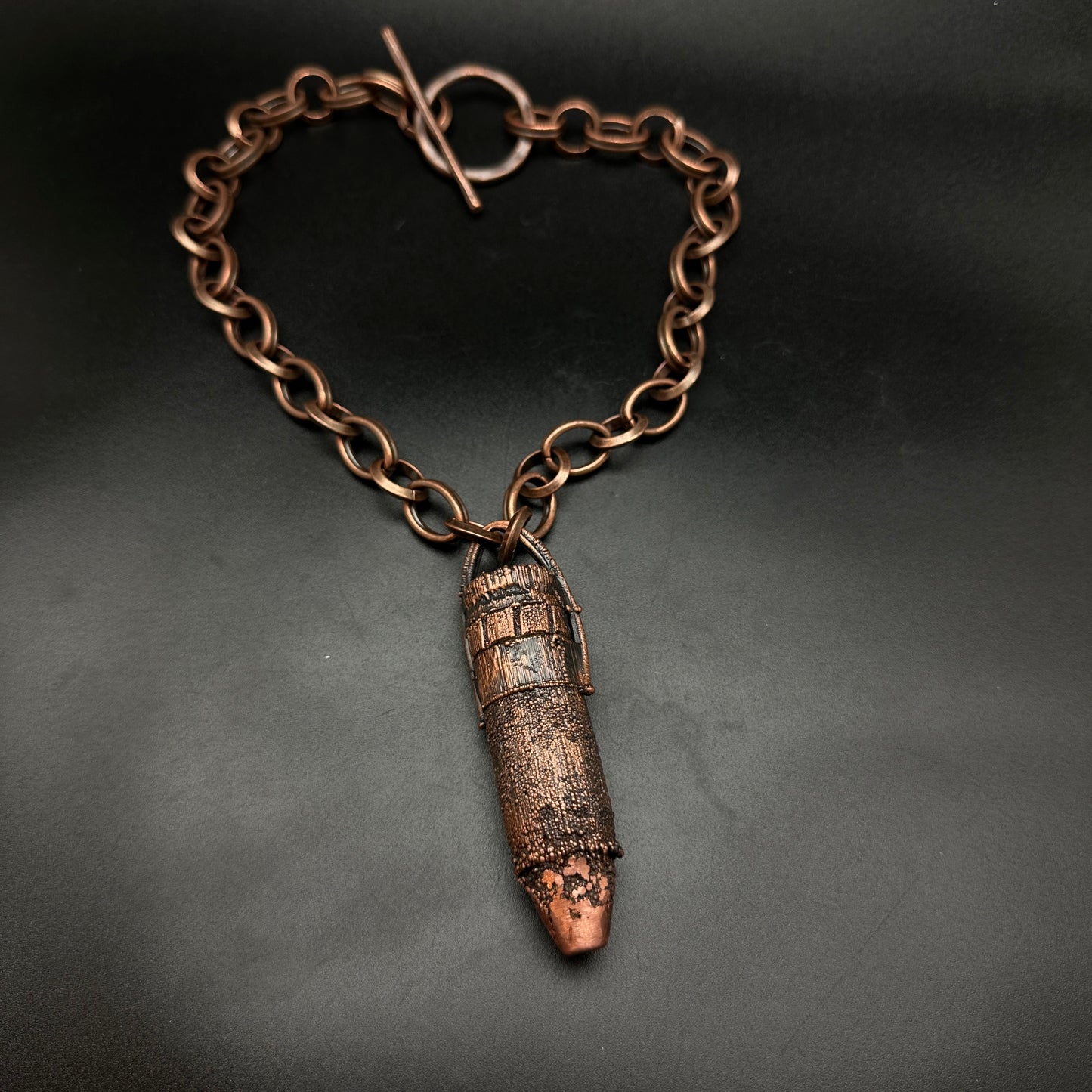 Remnant ~ Lost Ammo Copper Electroformed Necklace