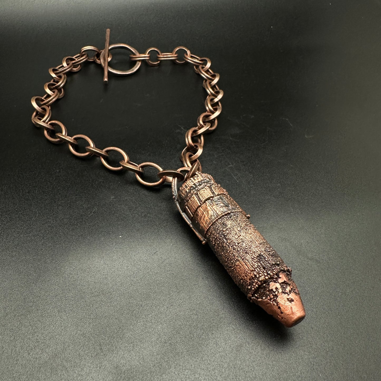 Remnant ~ Lost Ammo Copper Electroformed Necklace