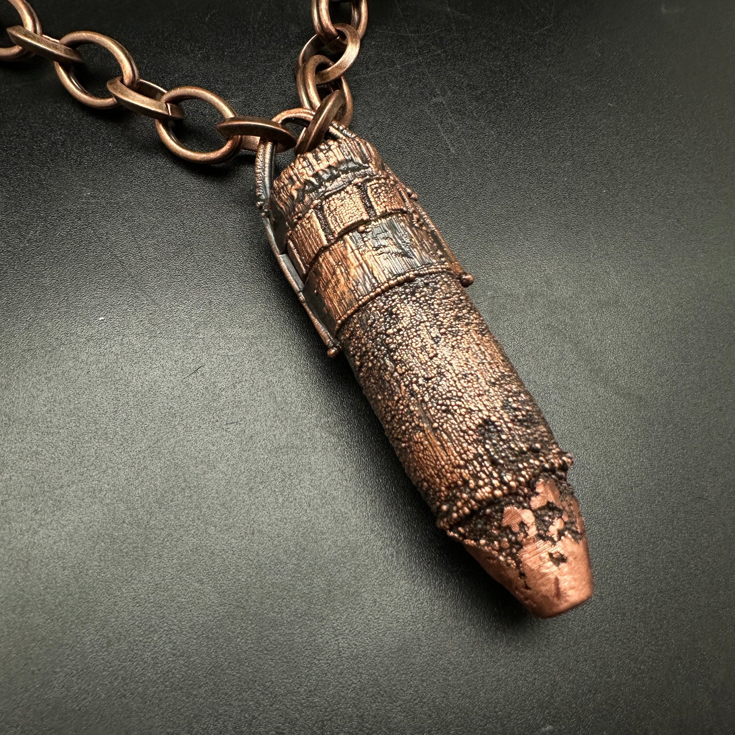 Remnant ~ Lost Ammo Copper Electroformed Necklace