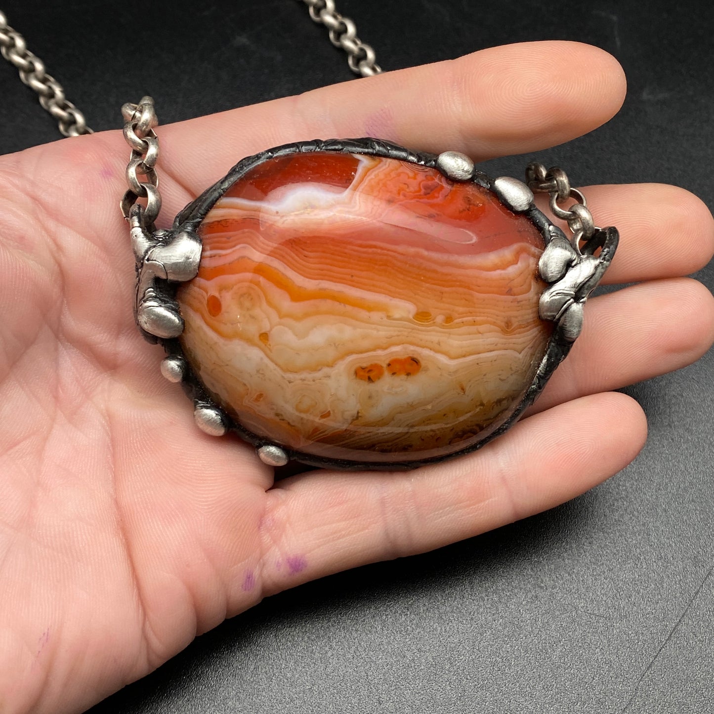 Planetary ~ Sardonyx Necklace