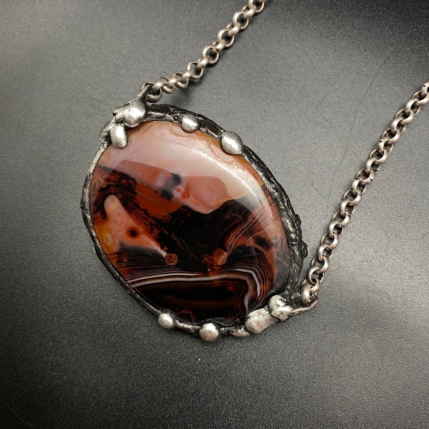 Planetary ~ Sardonyx Necklace