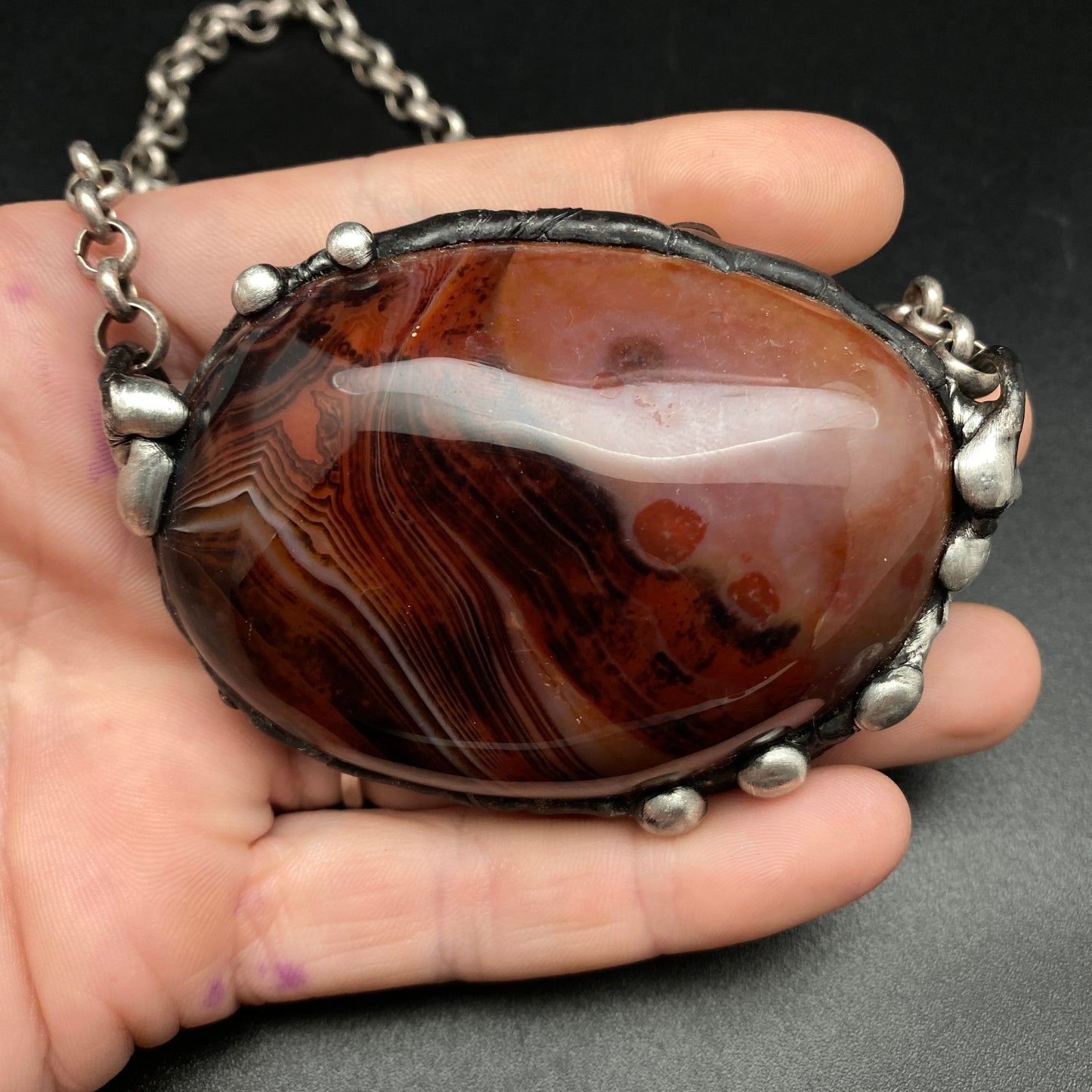 Planetary ~ Sardonyx Necklace