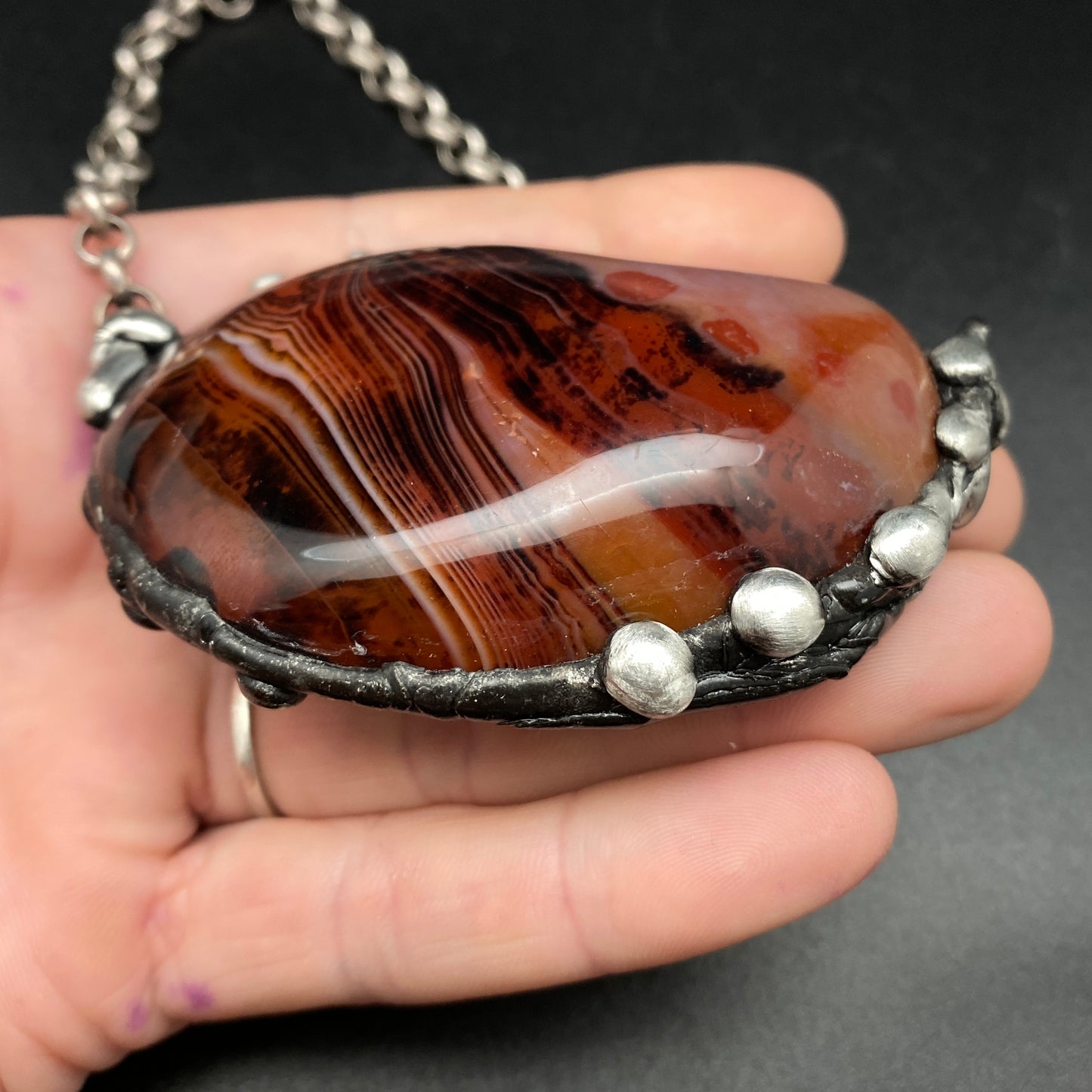 Planetary ~ Sardonyx Necklace