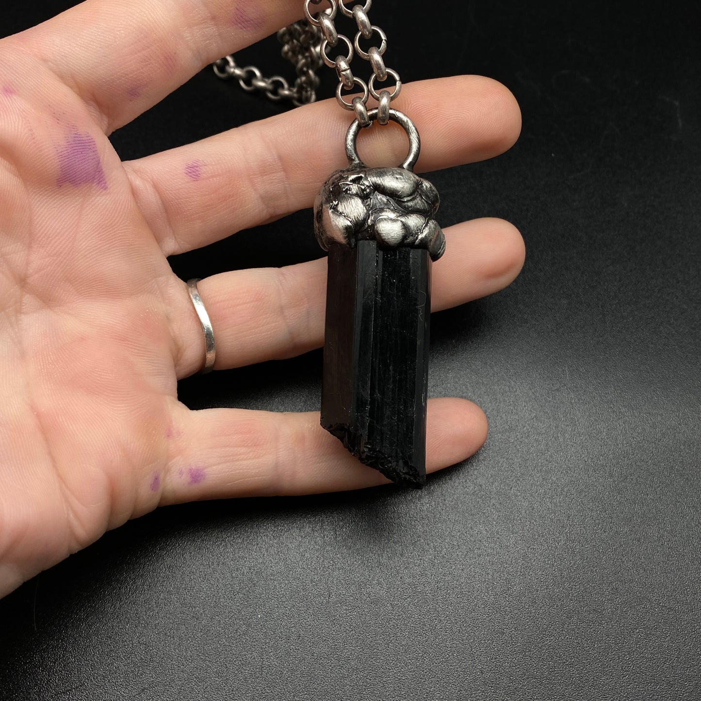 Cleanse ~ Black Tourmaline Necklace