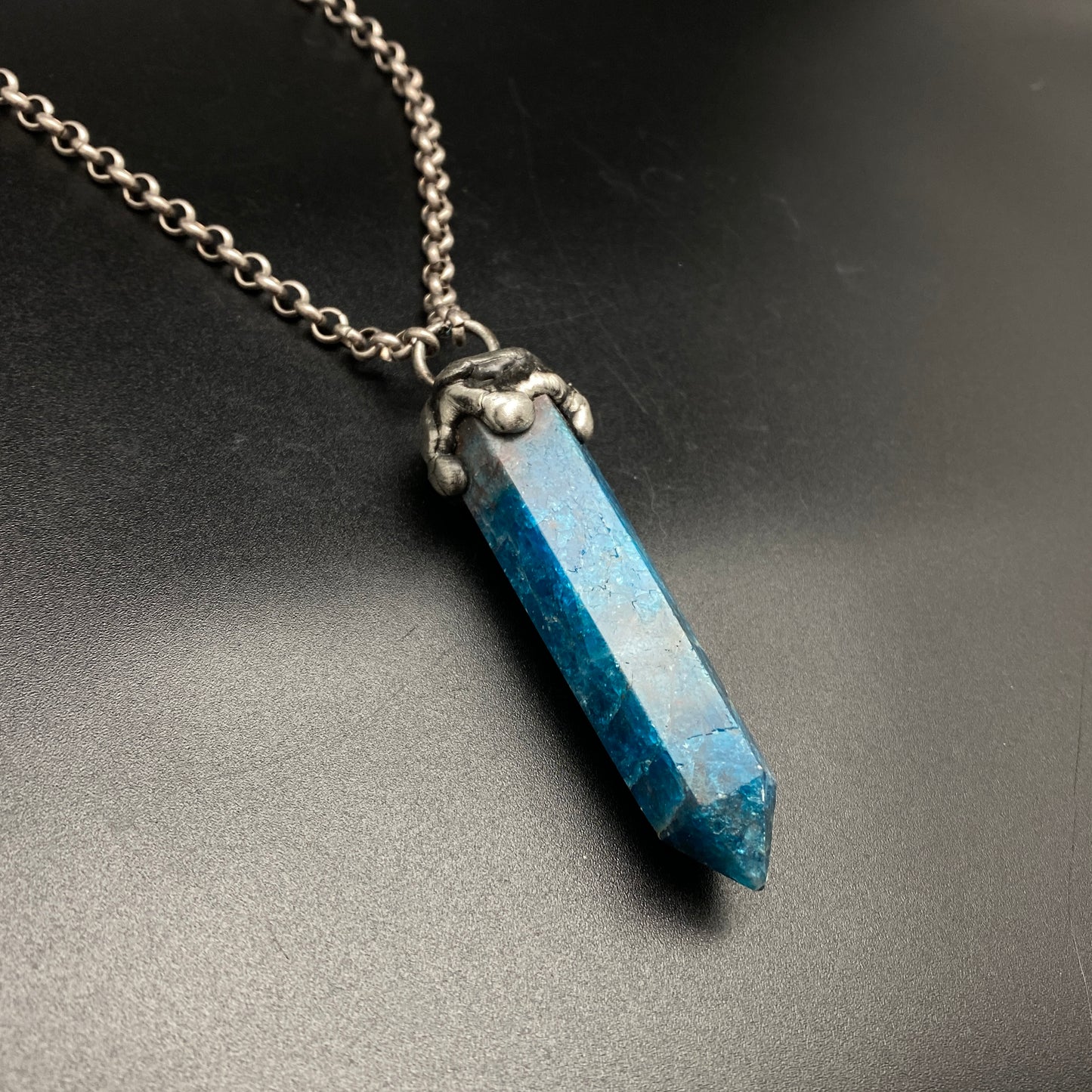 Shield ~ Amazonite Tower Talisman Necklace