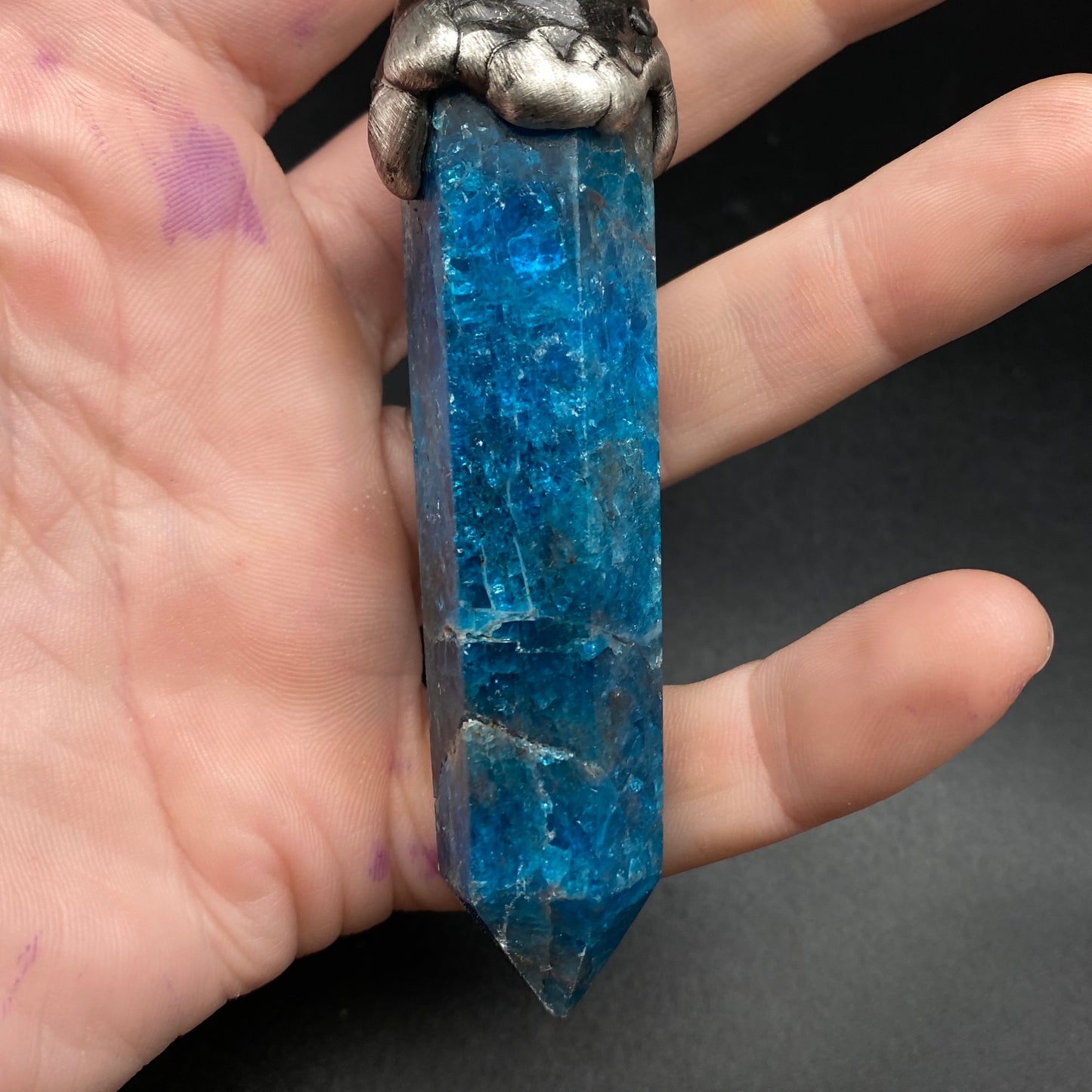 Shield ~ Amazonite Tower Talisman Necklace