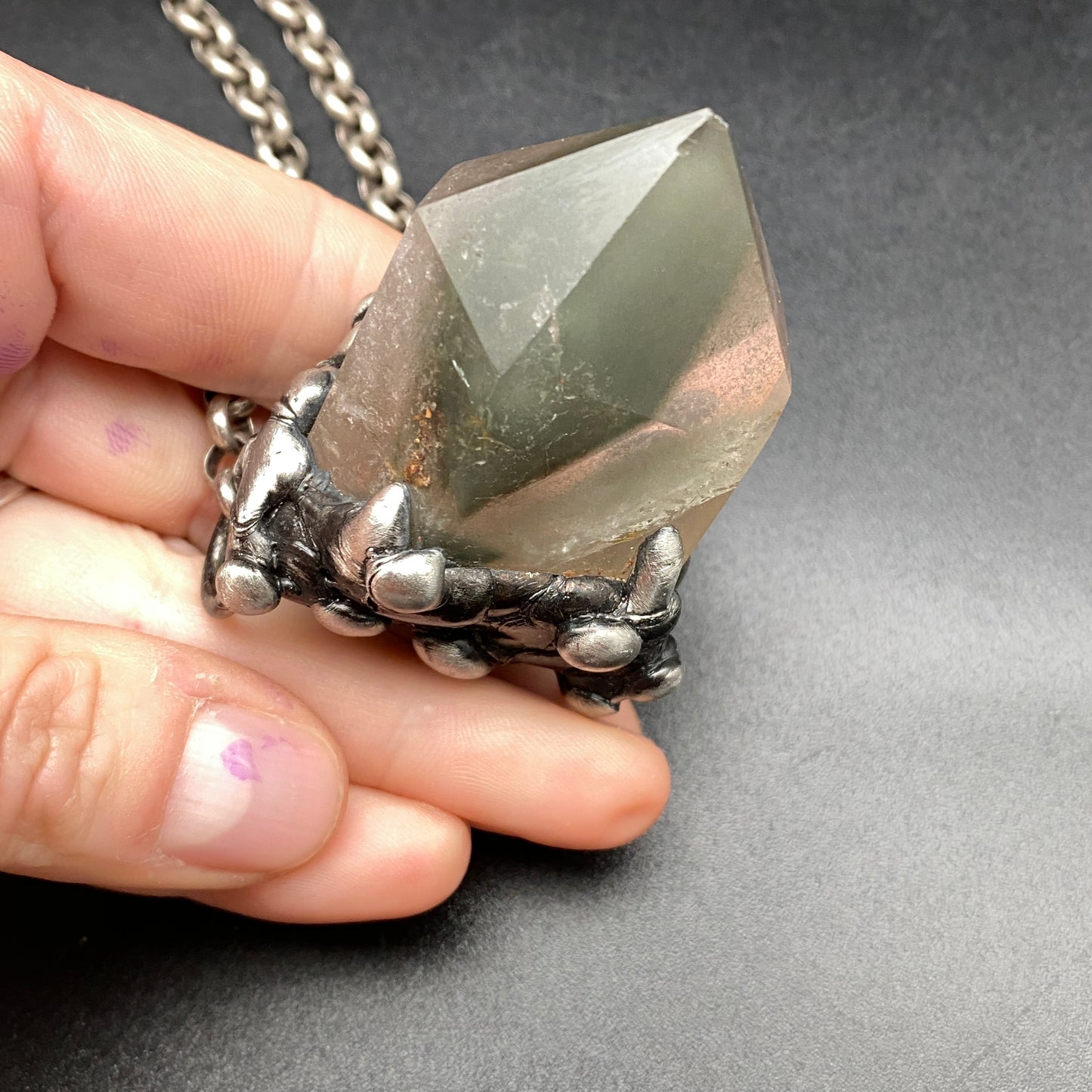 Glen ~ Lodolite Garden Quartz