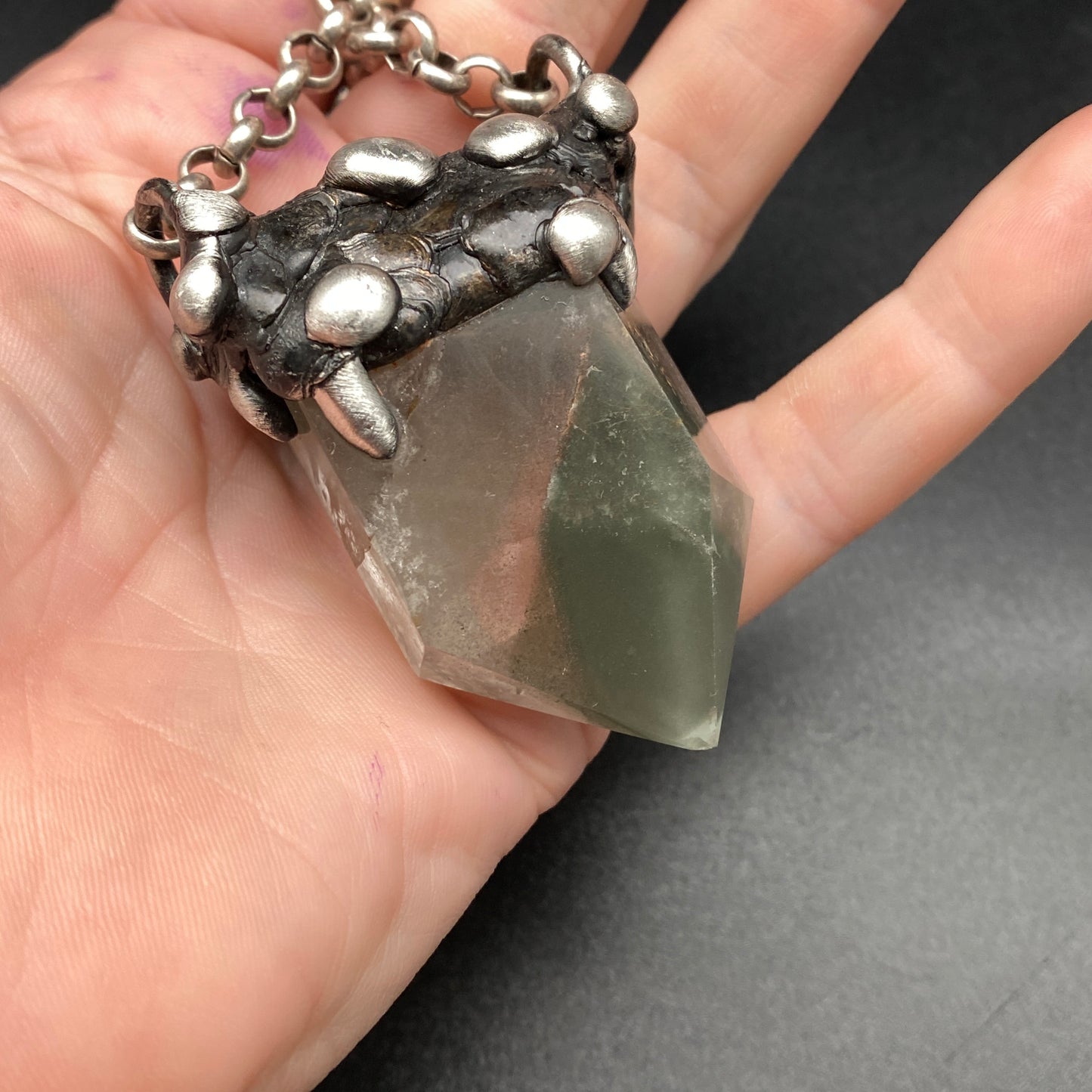 Glen ~ Lodolite Garden Quartz