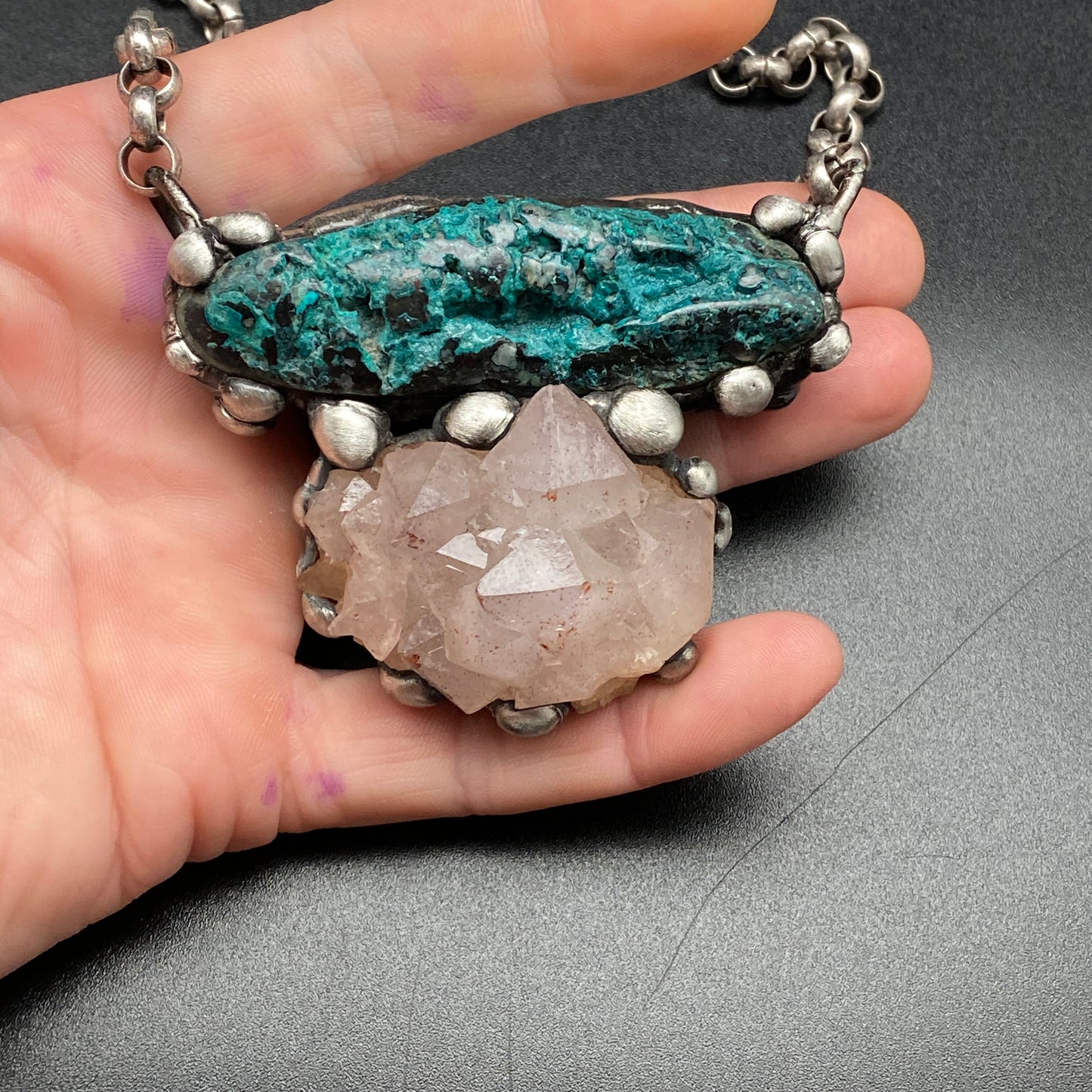 Carnival ~ Congo Stone & Lavender Fluorite