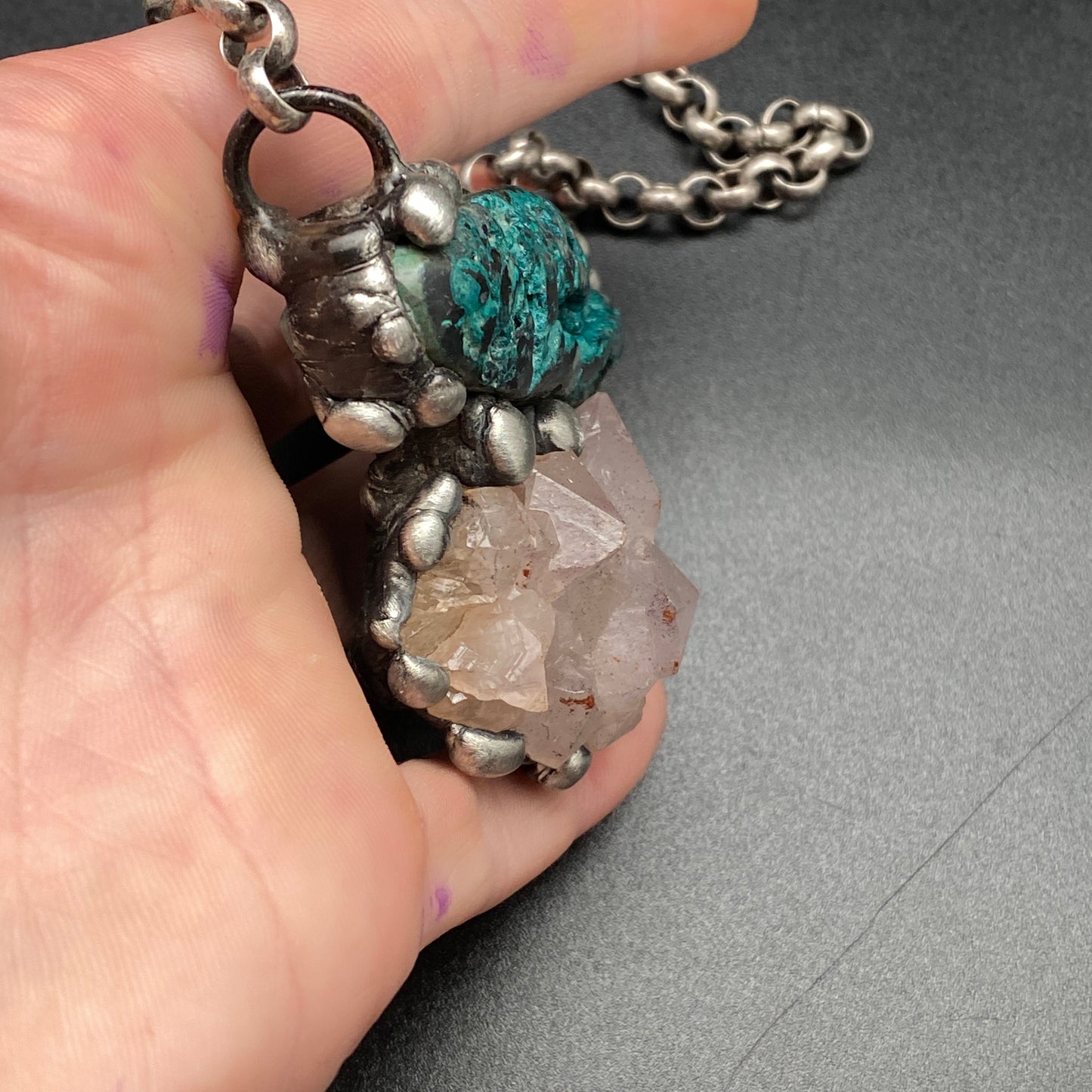 Carnival ~ Congo Stone & Lavender Fluorite