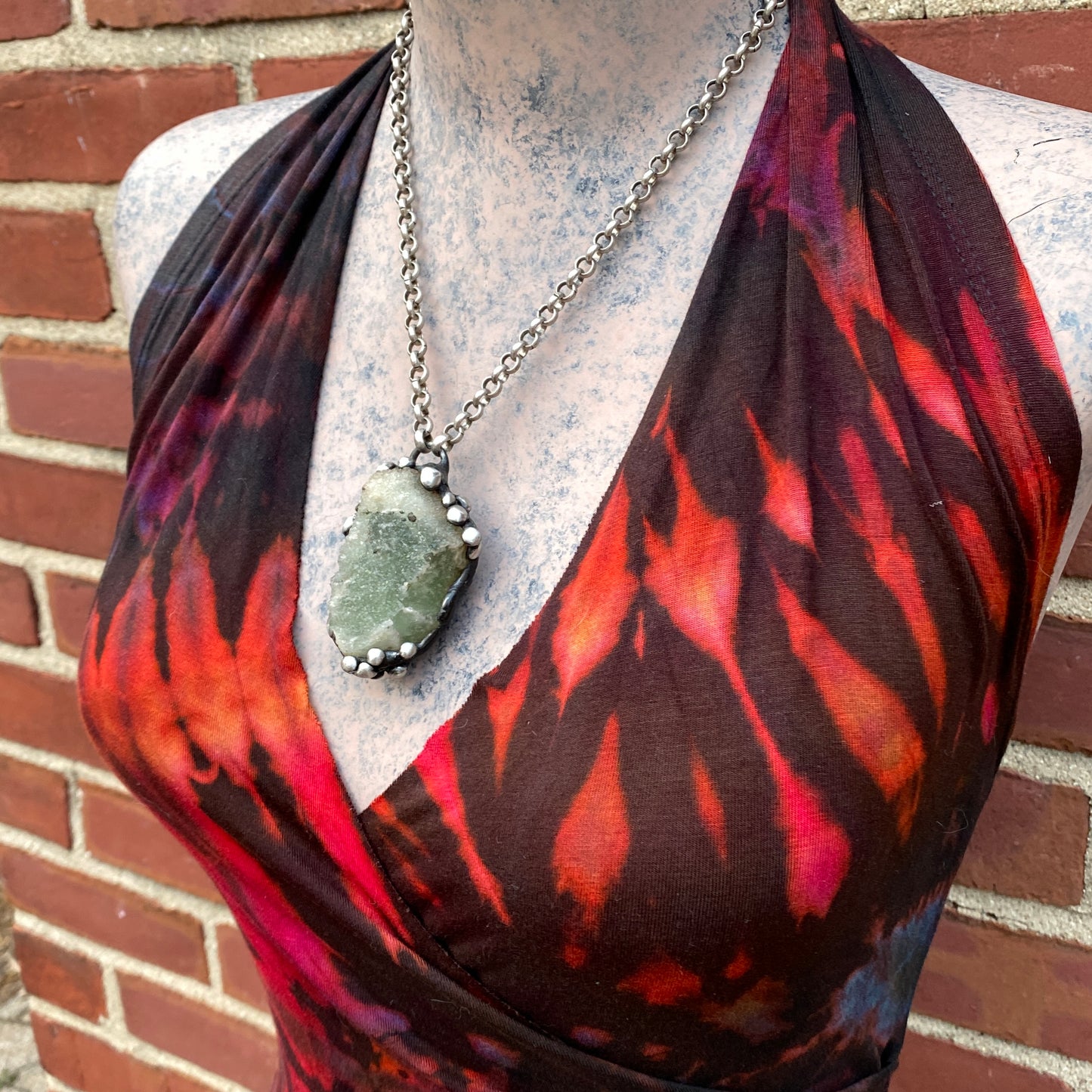 Nile ~ Sparkly Fluorite With Pyrite Necklace
