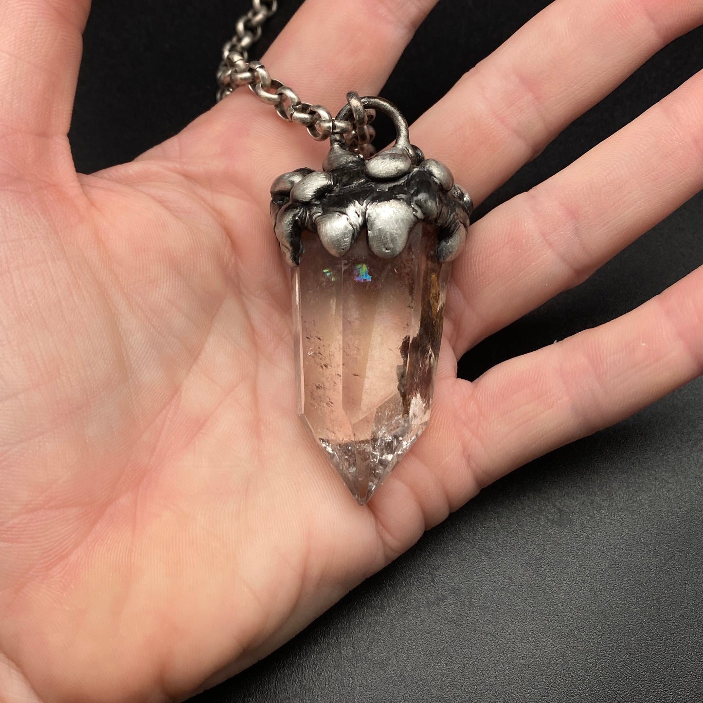 Rainbow Gardens ~ Lodolite Garden Quartz Point